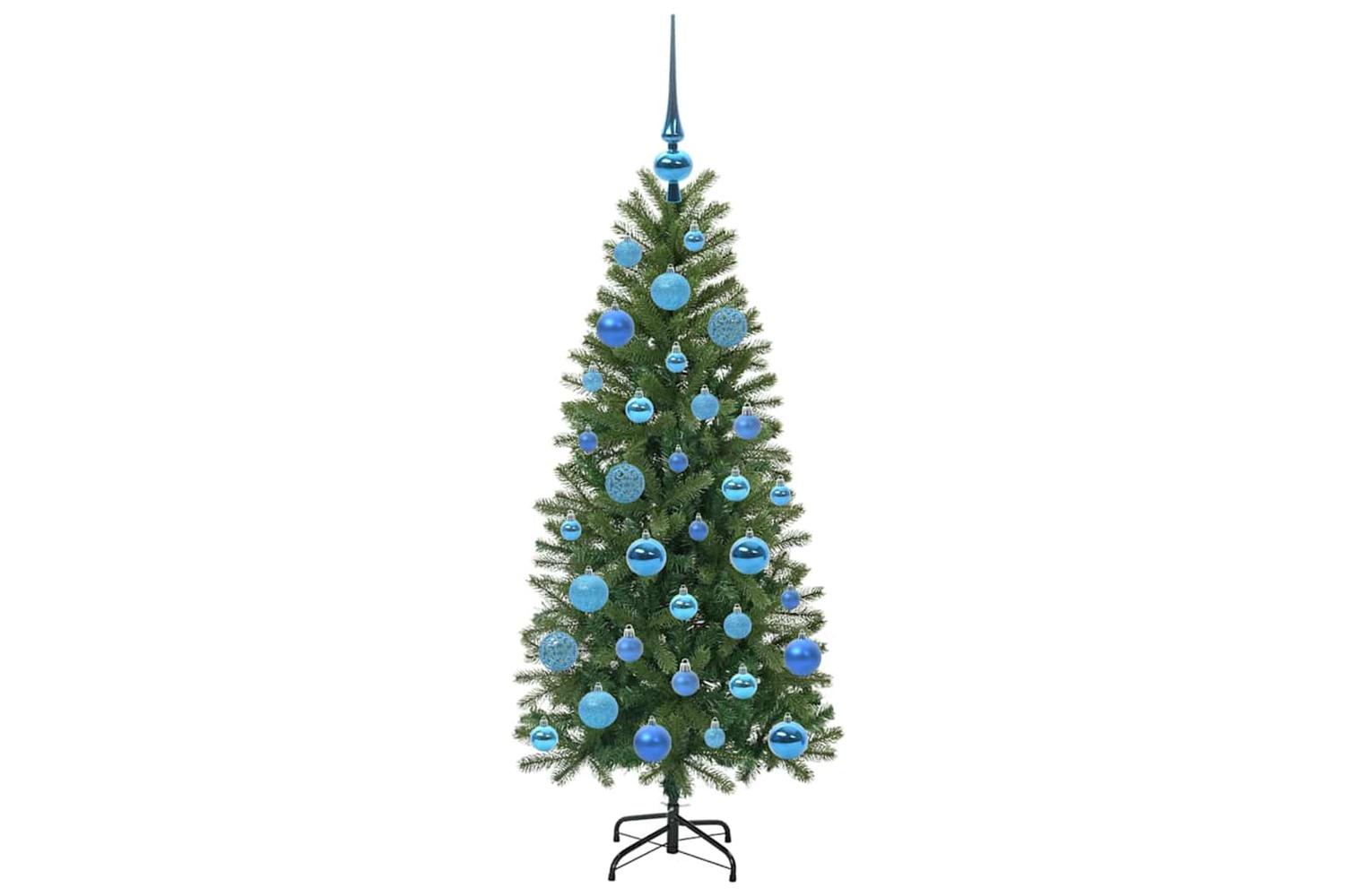 Vidaxl Artificial Christmas Tree With 150 Leds Green 120 Cm Pe And Pvc-4