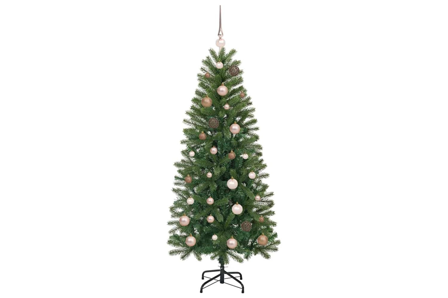 Vidaxl Artificial Christmas Tree With 150 Leds Green 150 Cm Pe And Pvc-4