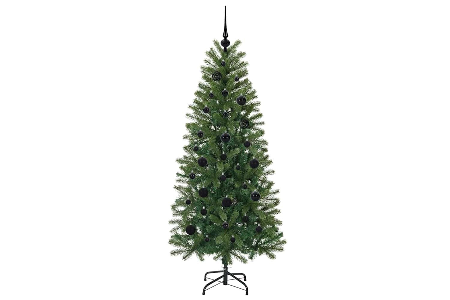 Vidaxl Artificial Christmas Tree With 150 Leds Green 150 Cm Pe And Pvc-4