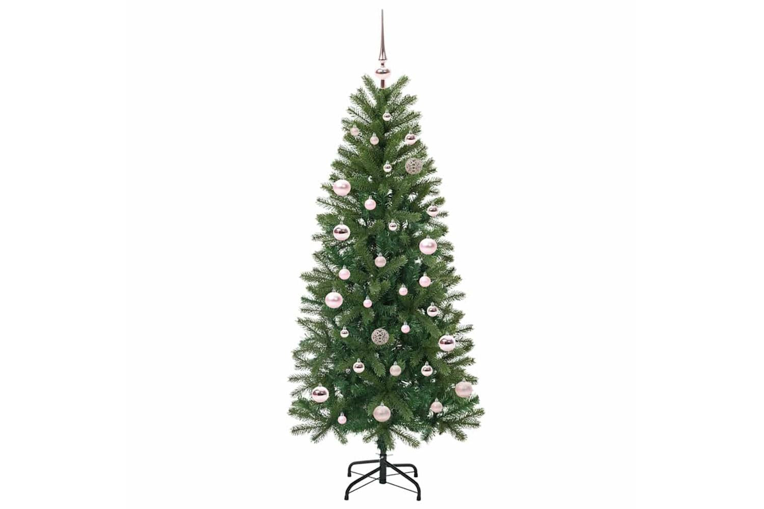 Vidaxl Artificial Christmas Tree With 150 Leds Green 150 Cm Pe And Pvc-3
