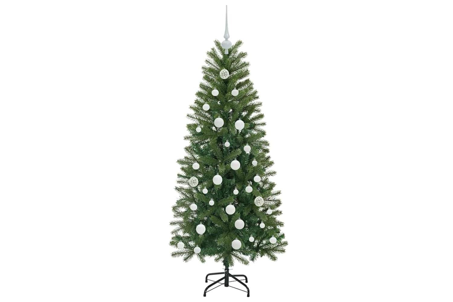 Vidaxl Artificial Christmas Tree With 150 Leds Green 150 Cm Pe And Pvc-4