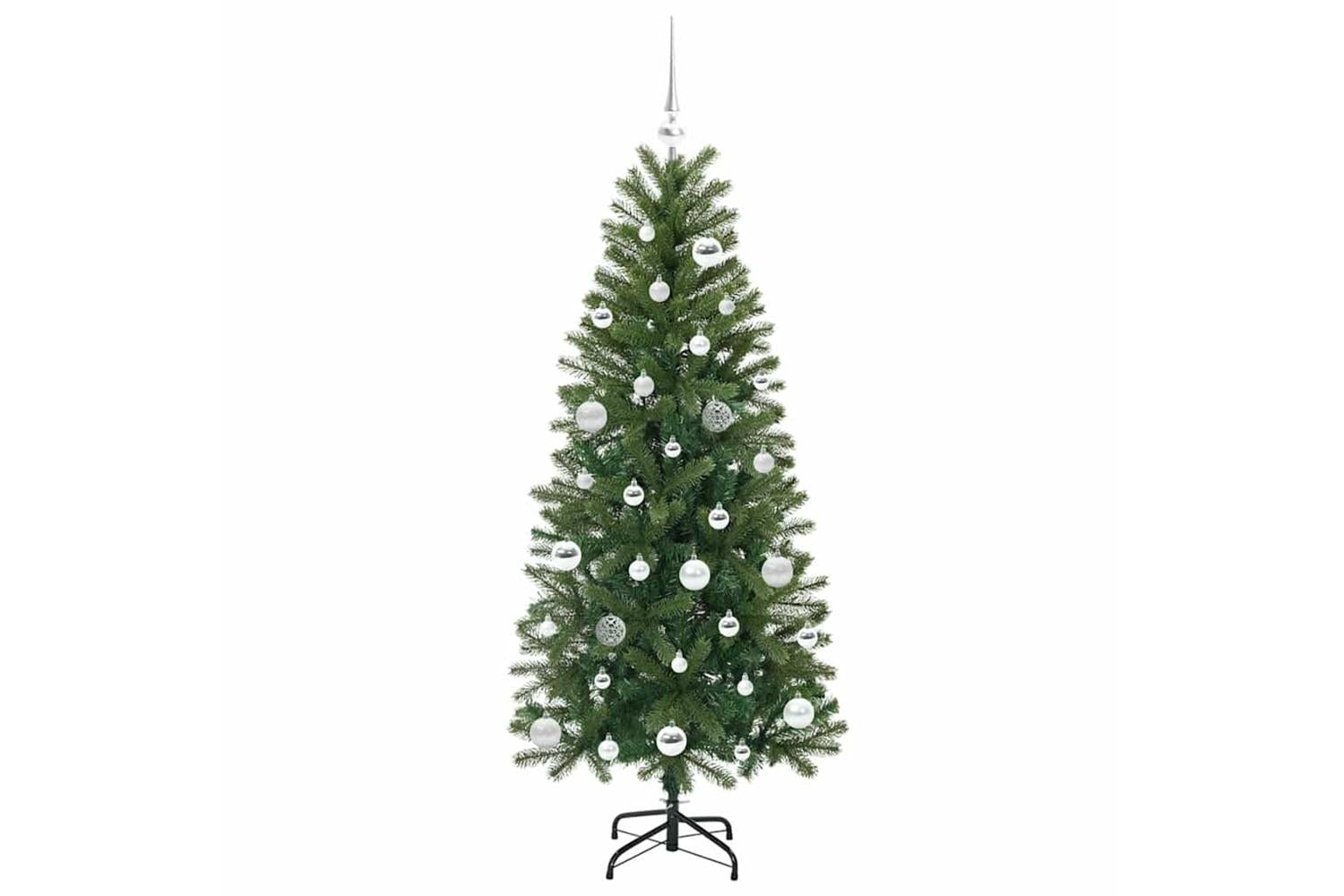 Vidaxl Artificial Christmas Tree With 150 Leds Green 150 Cm Pe And Pvc-4