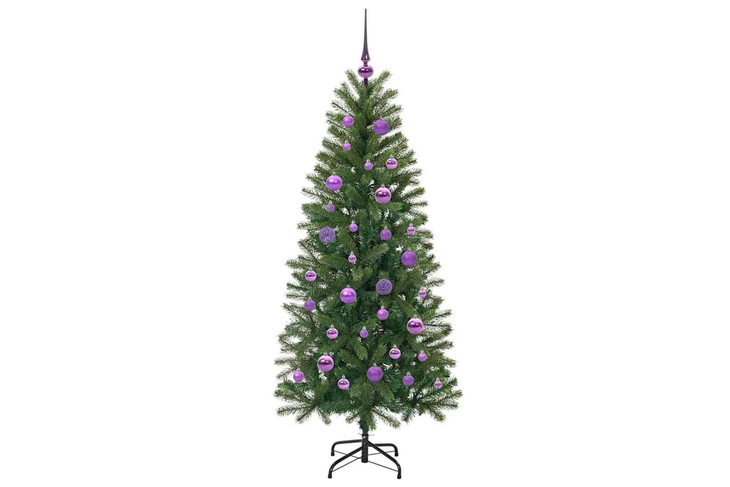 Vidaxl Artificial Christmas Tree With 150 Leds Green 150 Cm Pe And Pvc-4