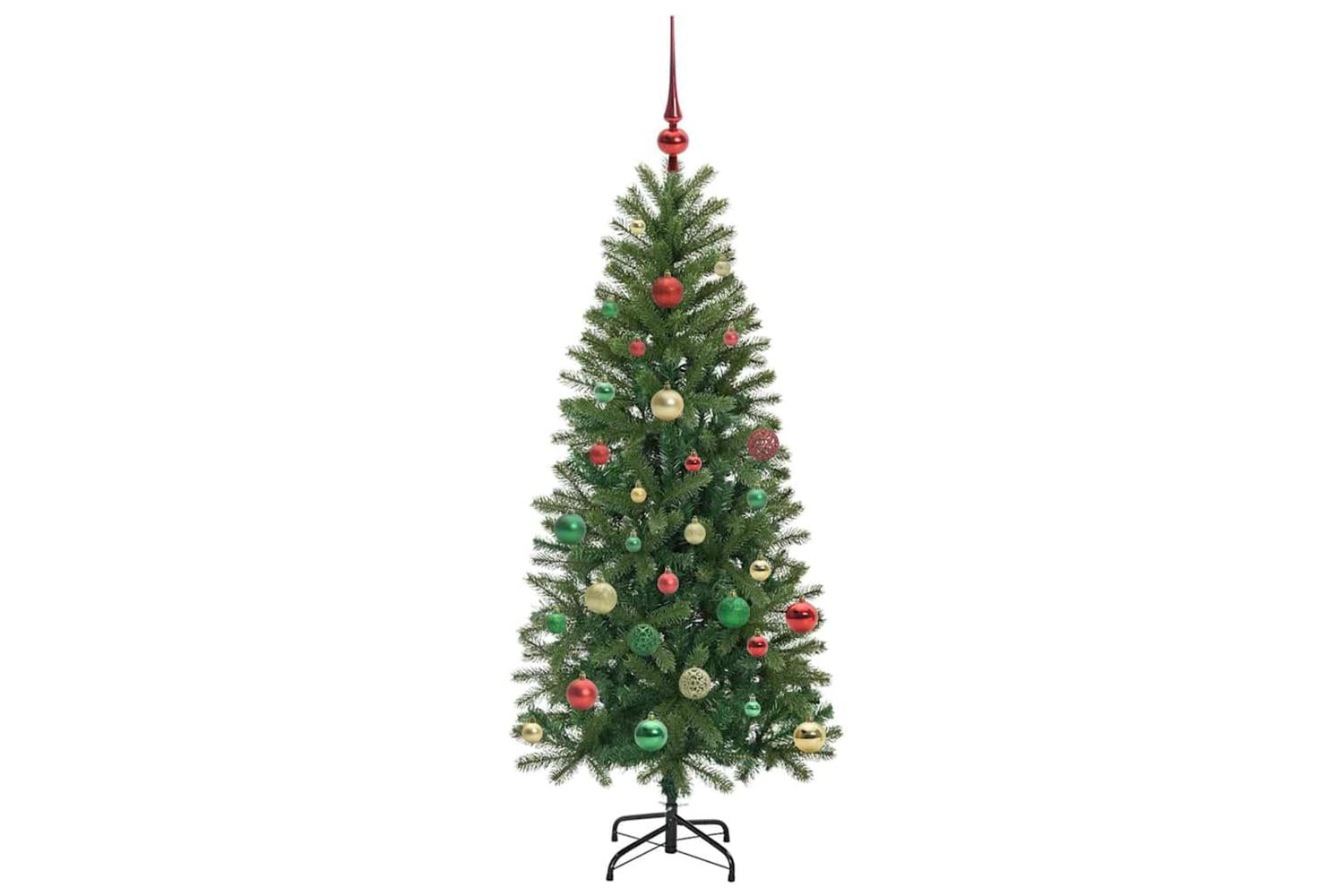 Vidaxl Artificial Christmas Tree With 150 Leds Green 150 Cm Pe And Pvc-6