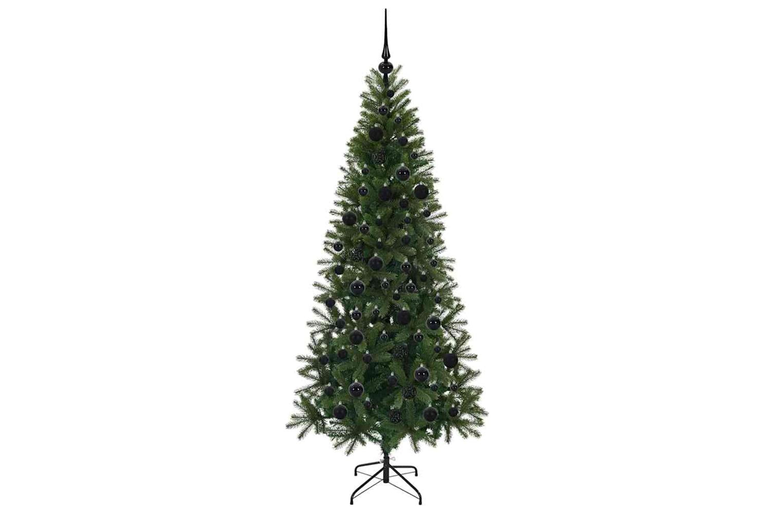 Vidaxl Artificial Christmas Tree With 300 Leds Green 180 Cm Pe And Pvc-4