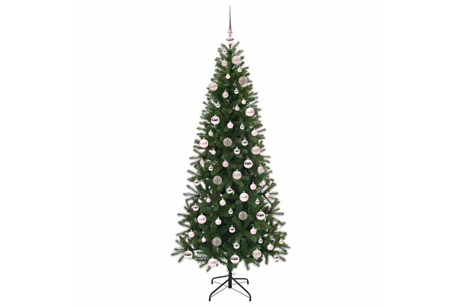 Vidaxl Artificial Christmas Tree With 300 Leds Green 180 Cm Pe And Pvc-4