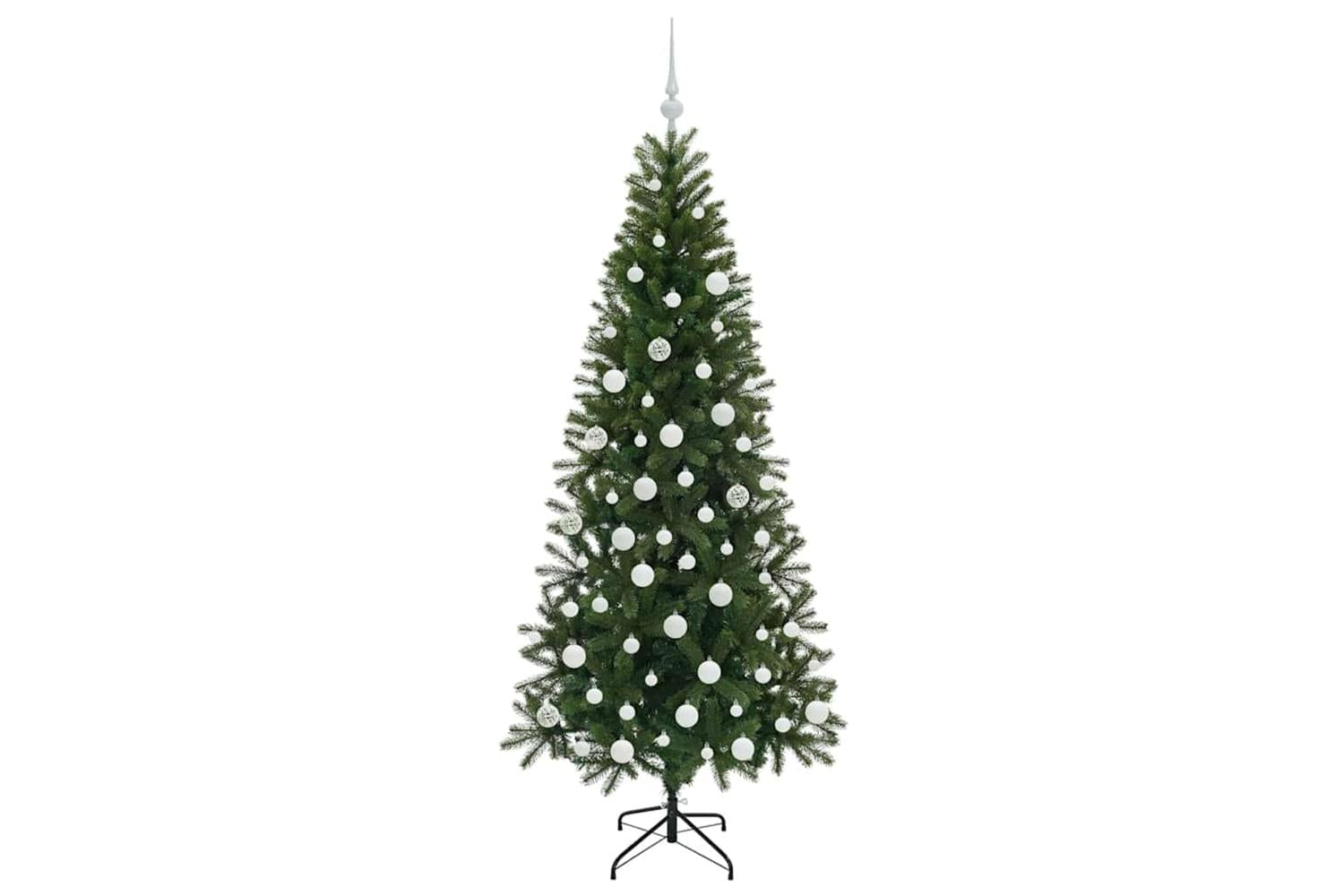 Vidaxl Artificial Christmas Tree With 300 Leds Green 180 Cm Pe And Pvc-4