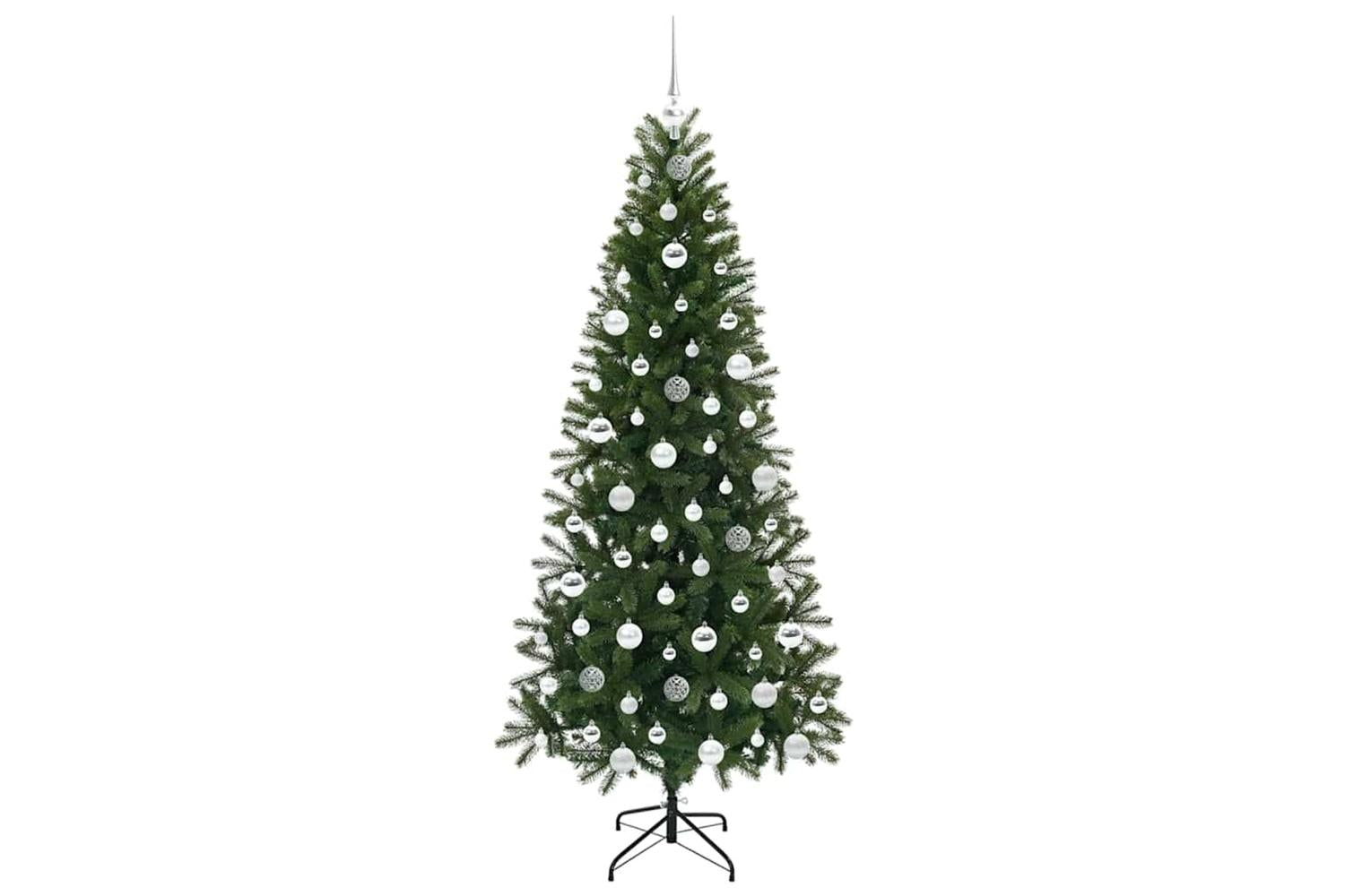 Vidaxl Artificial Christmas Tree With 300 Leds Green 180 Cm Pe And Pvc-4