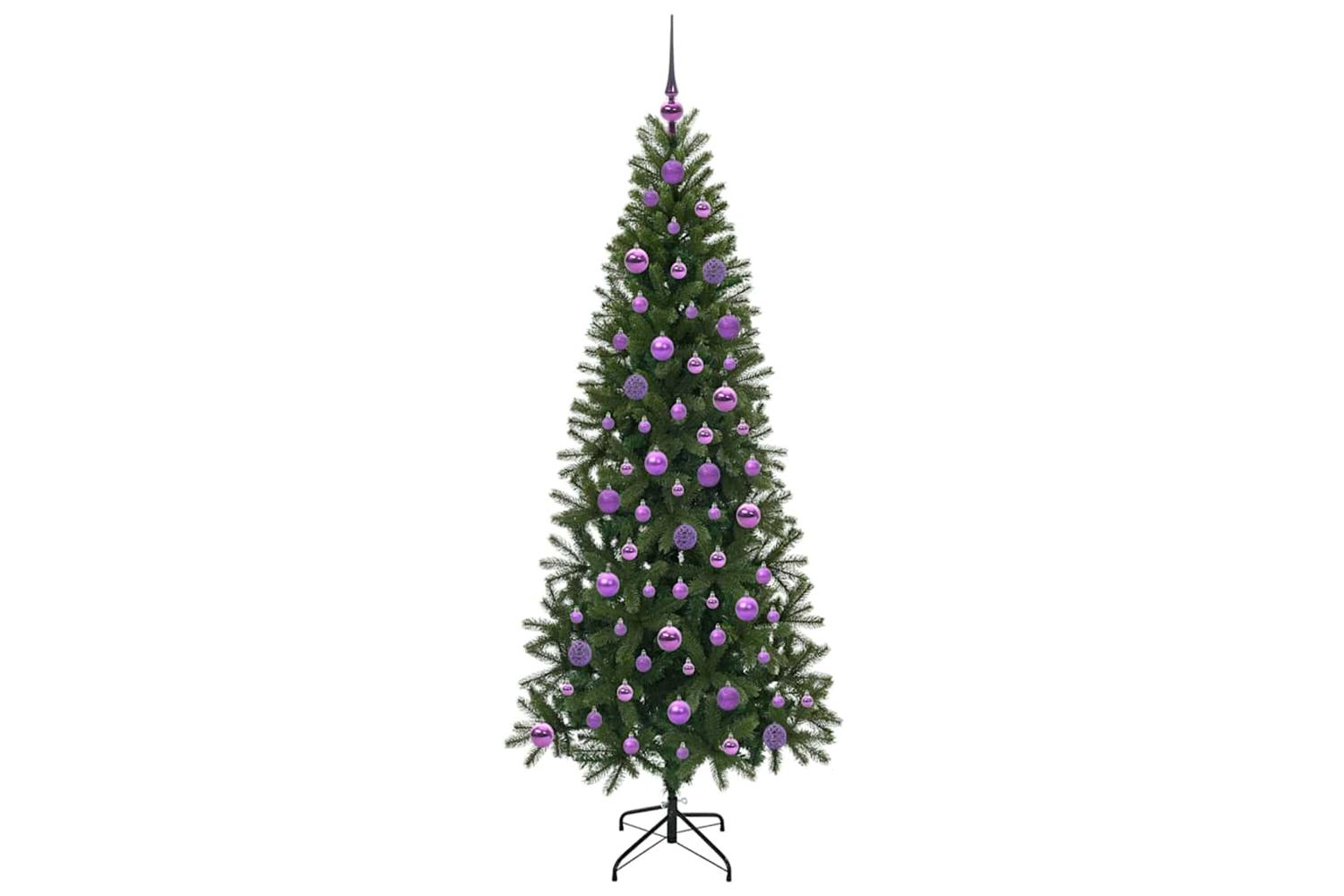 Vidaxl Artificial Christmas Tree With 300 Leds Green 180 Cm Pe And Pvc-4