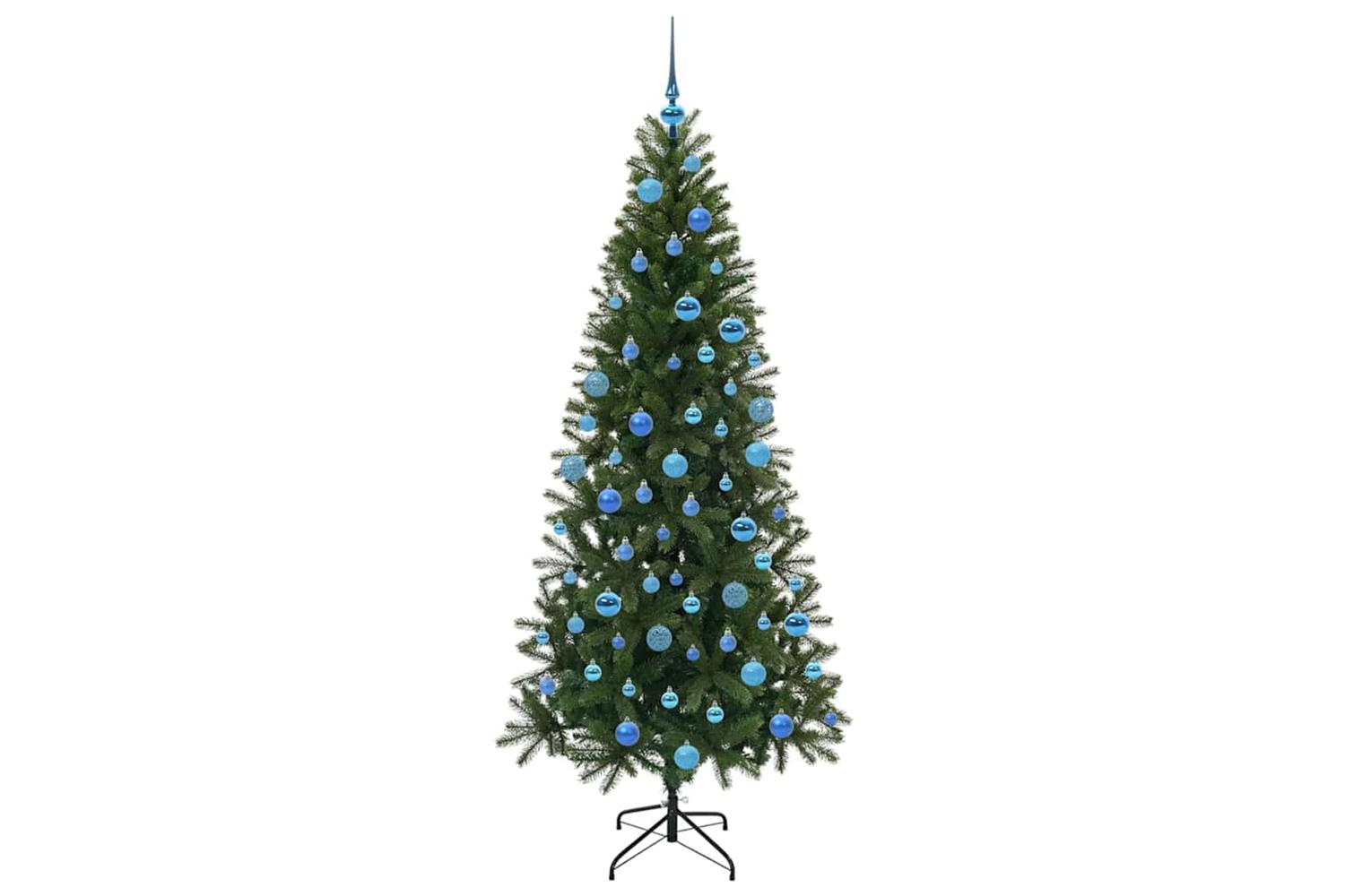 Vidaxl Artificial Christmas Tree With 300 Leds Green 180 Cm Pe And Pvc-4