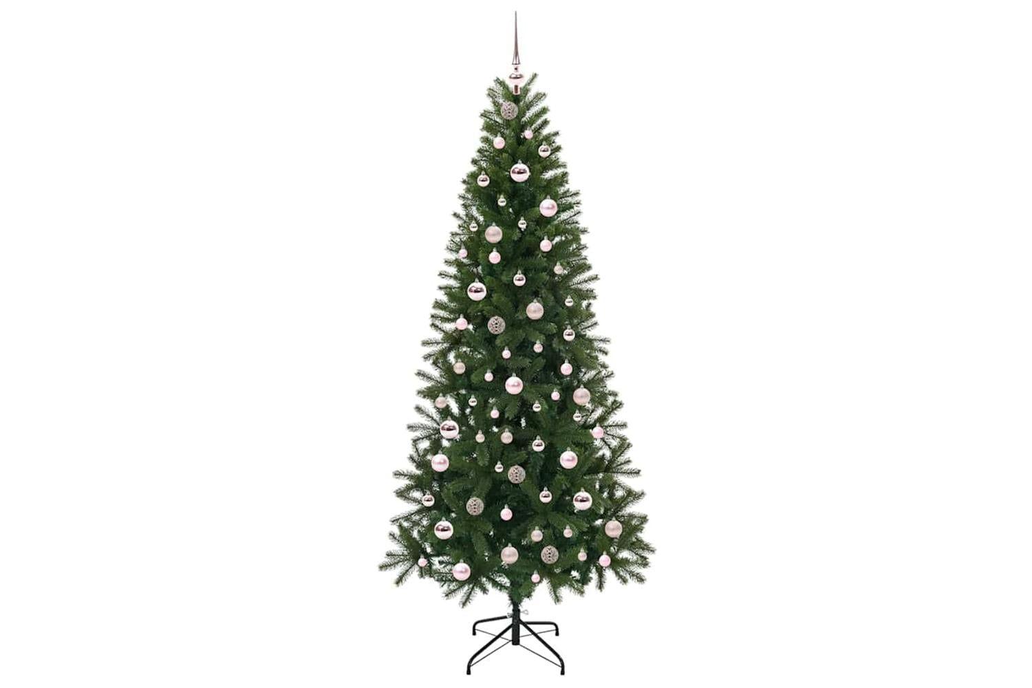 Vidaxl Artificial Christmas Tree With 300 Leds Green 210 Cm Pe And Pvc-4