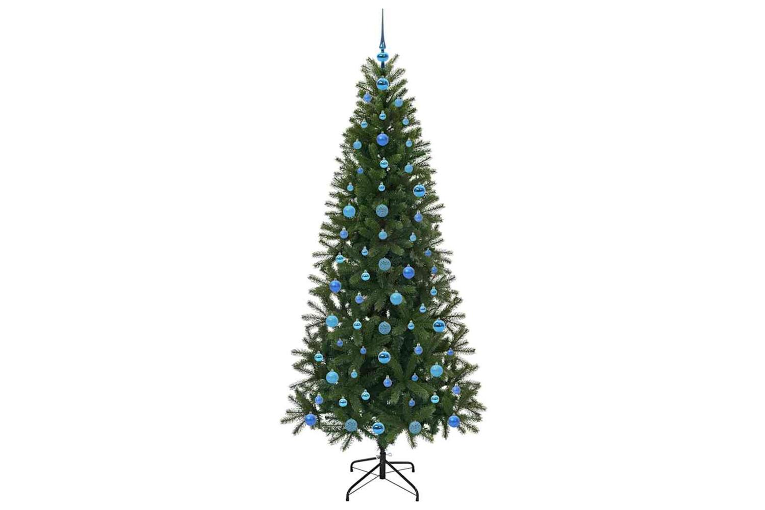 Vidaxl Artificial Christmas Tree With 300 Leds Green 210 Cm Pe And Pvc-4