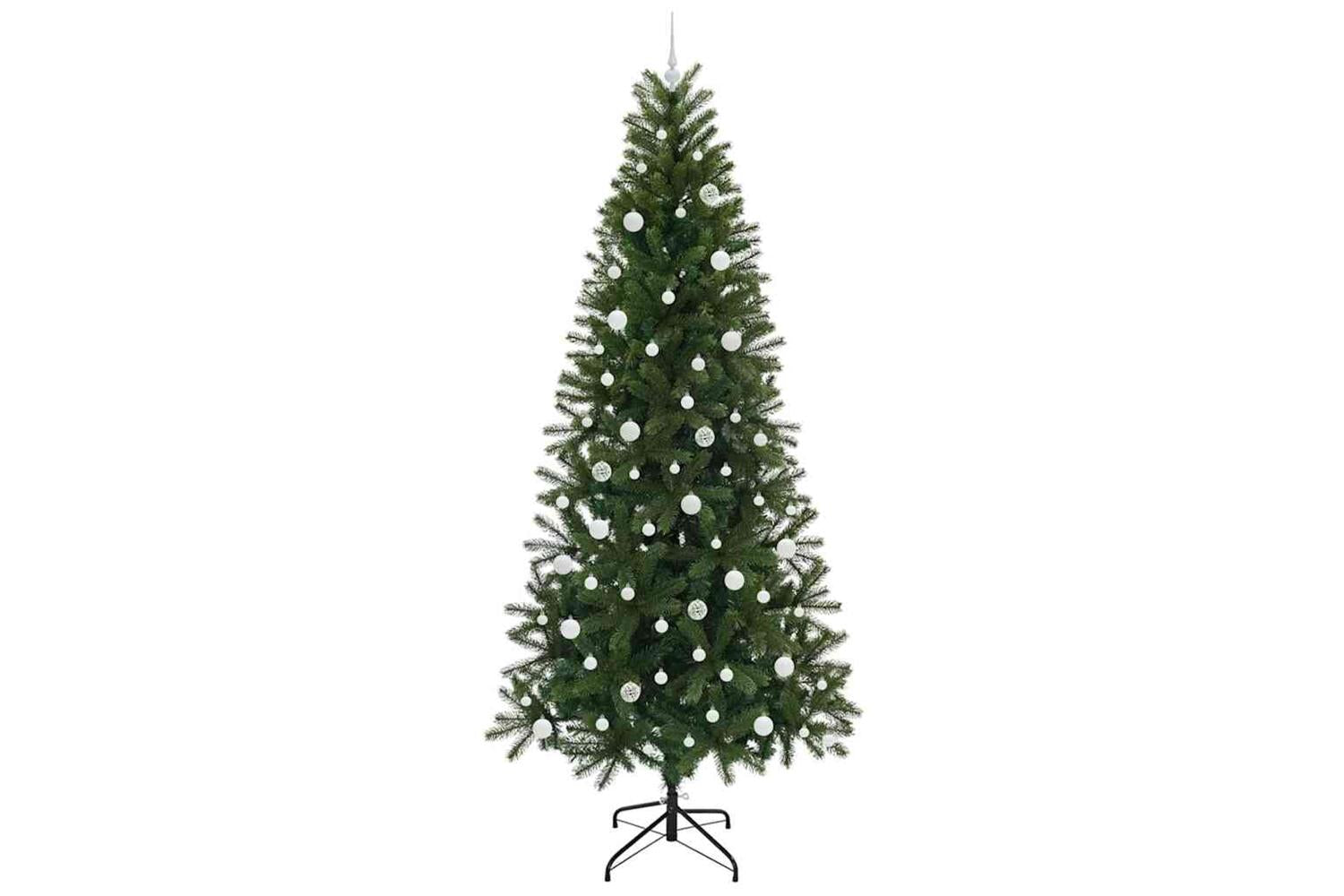 Vidaxl Artificial Christmas Tree With 300 Leds Green 240 Cm Pe And Pvc-4