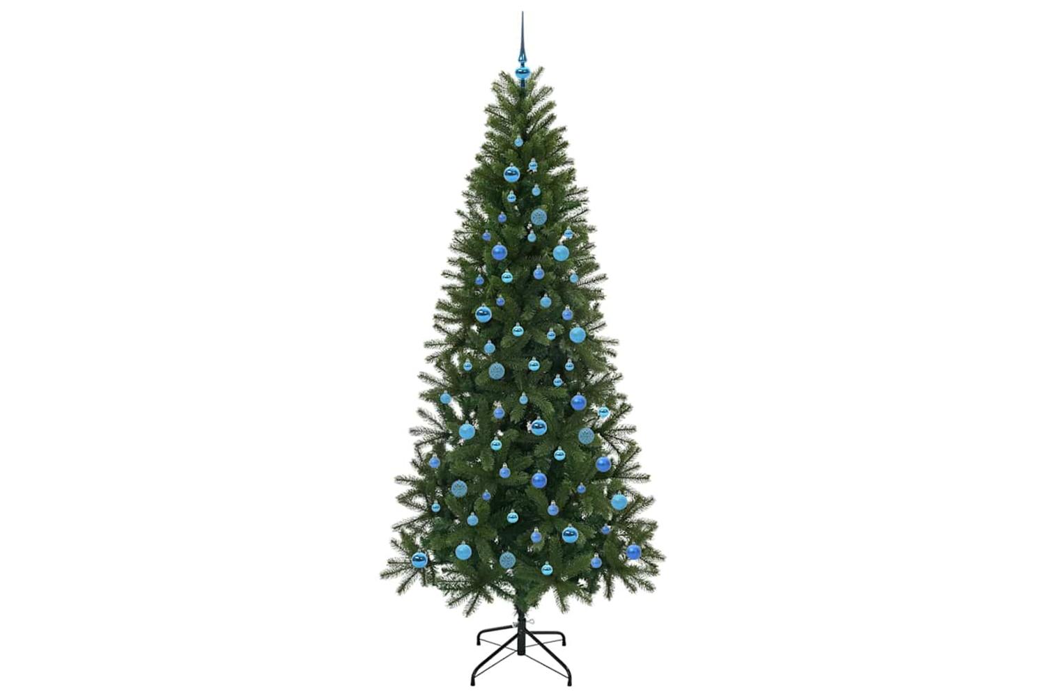 Vidaxl Artificial Christmas Tree With 300 Leds Green 240 Cm Pe And Pvc-4