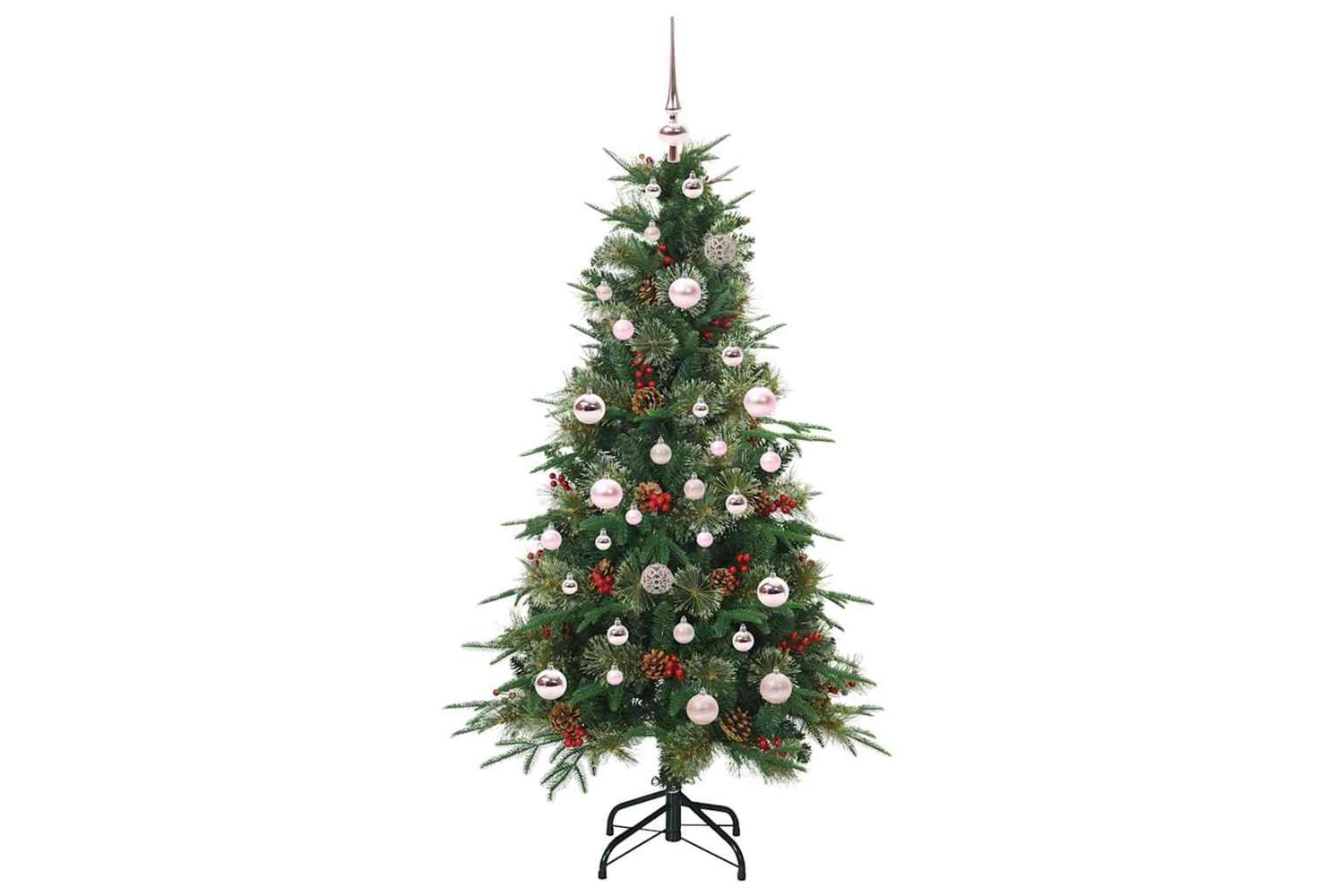Vidaxl Artificial Hinged Christmas Tree Green 150 Cm Pe And Pvc-3