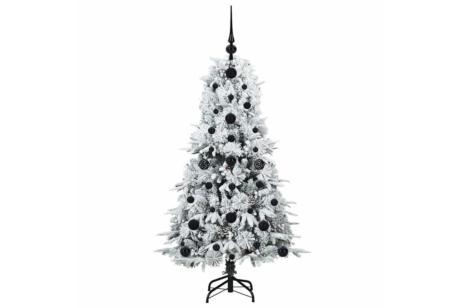Vidaxl Artificial Hinged Christmas Tree Green 120 Cm Pe And Pvc-4