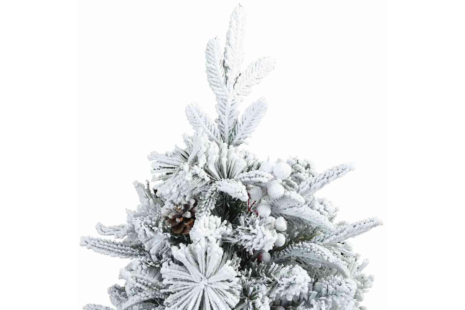 Vidaxl Artificial Hinged Christmas Tree Green 120 Cm Pe And Pvc-10