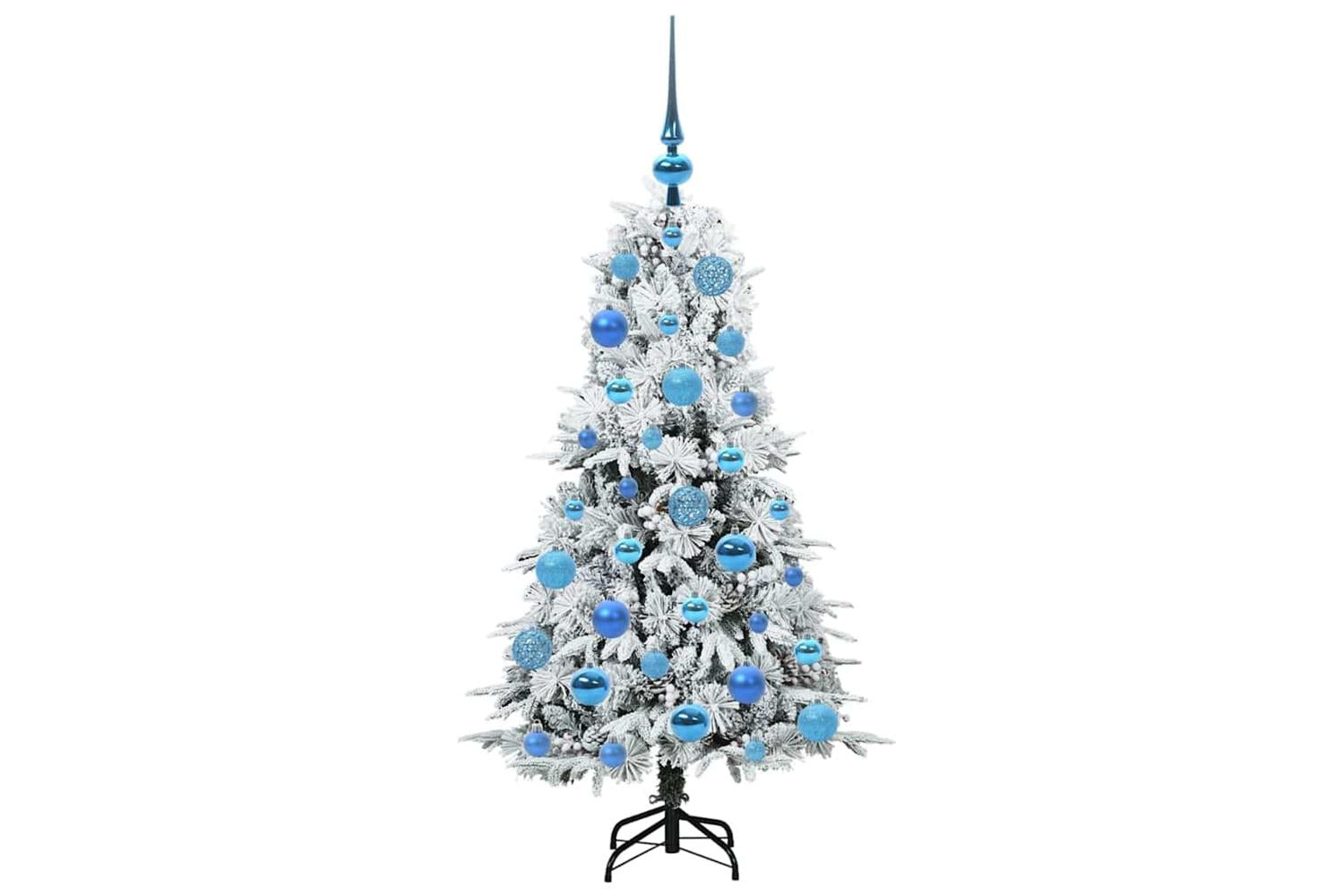 Vidaxl Artificial Hinged Christmas Tree Green 120 Cm Pe And Pvc-4