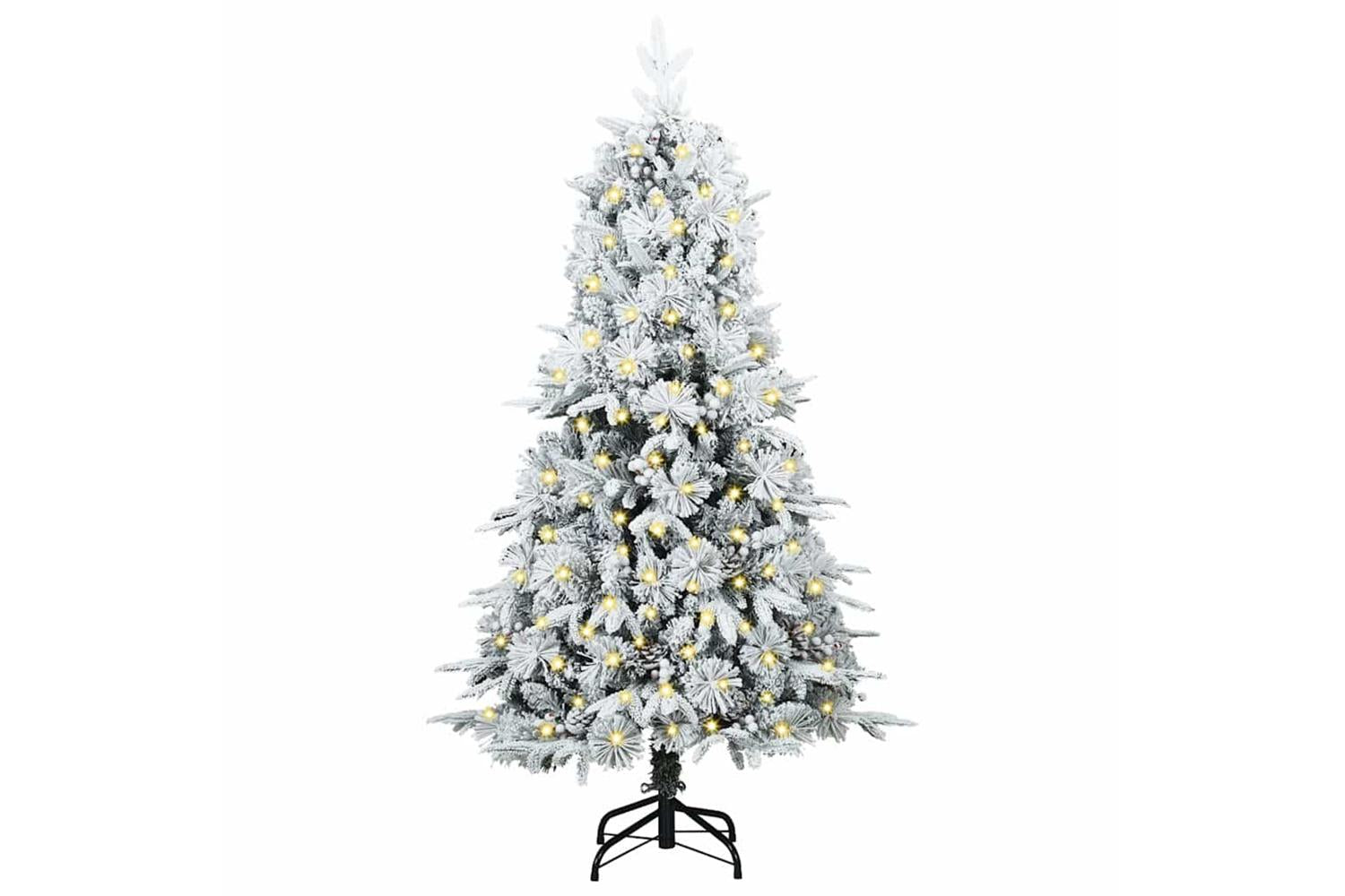 Vidaxl Artificial Hinged Christmas Tree Green 150 Cm Pe And Pvc-3
