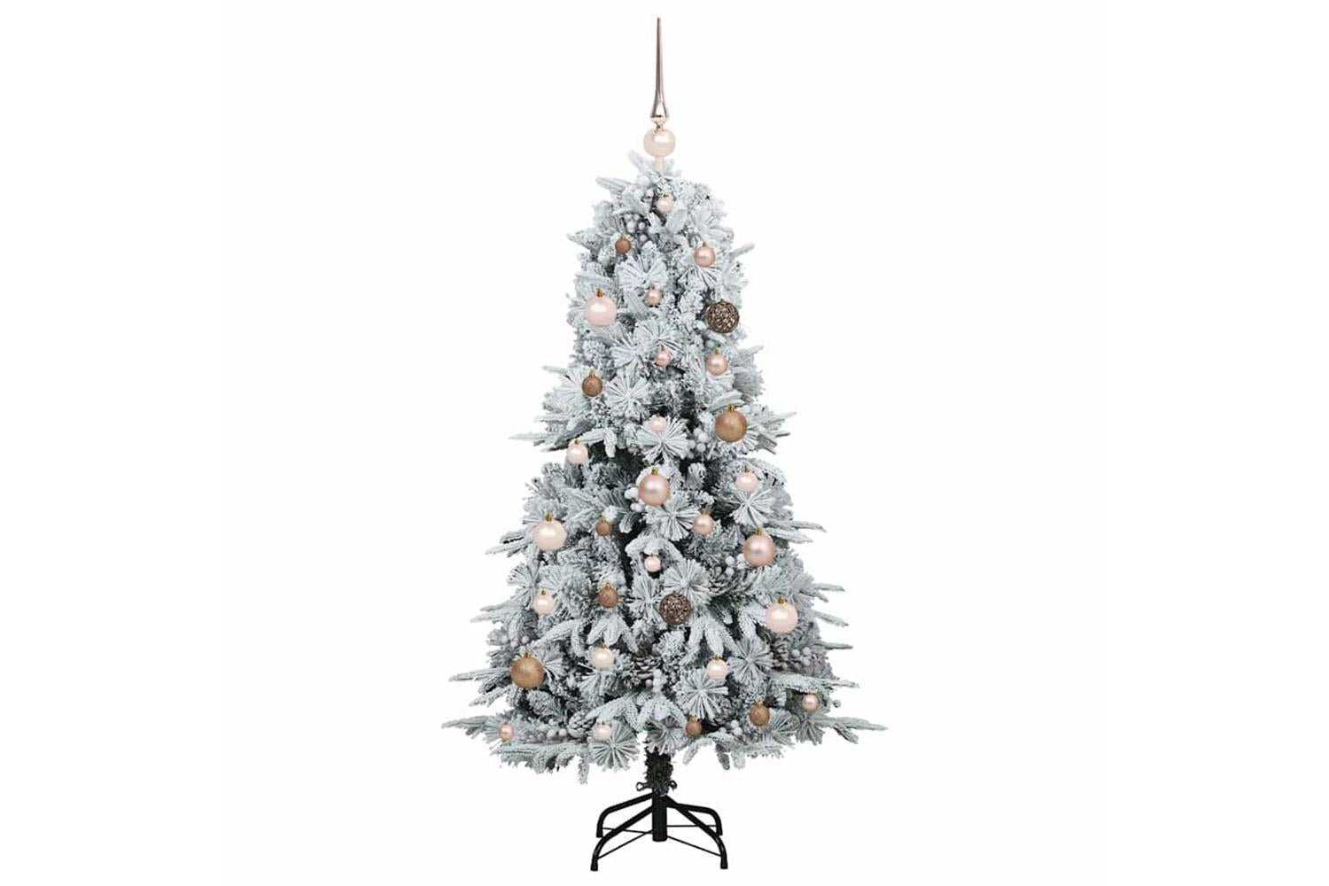 Vidaxl Artificial Hinged Christmas Tree Green 150 Cm Pe And Pvc-4