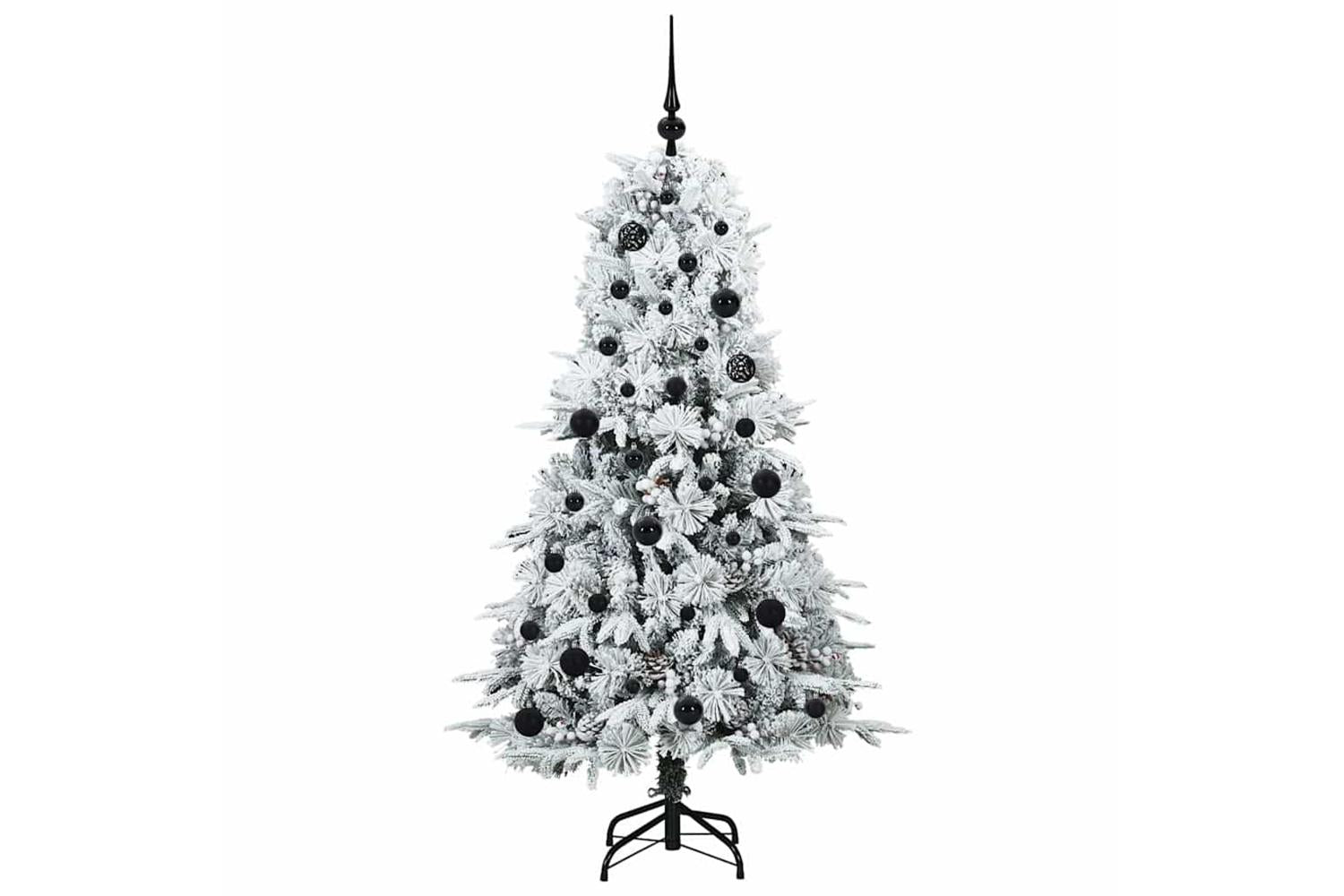 Vidaxl Artificial Hinged Christmas Tree Green 150 Cm Pe And Pvc-4