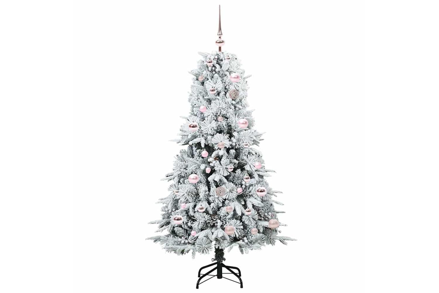 Vidaxl Artificial Hinged Christmas Tree Green 150 Cm Pe And Pvc-3