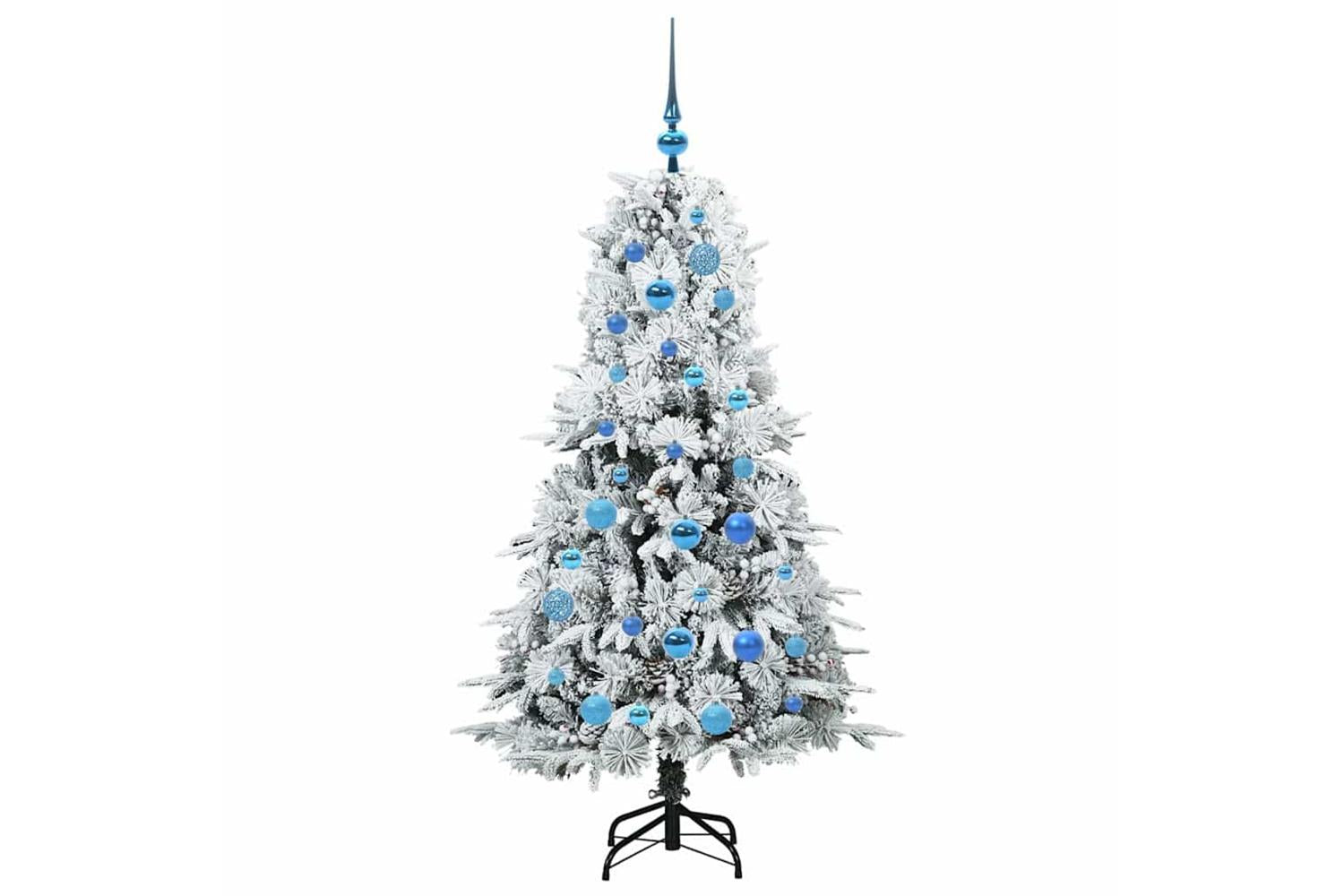 Vidaxl Artificial Hinged Christmas Tree Green 150 Cm Pe And Pvc-4