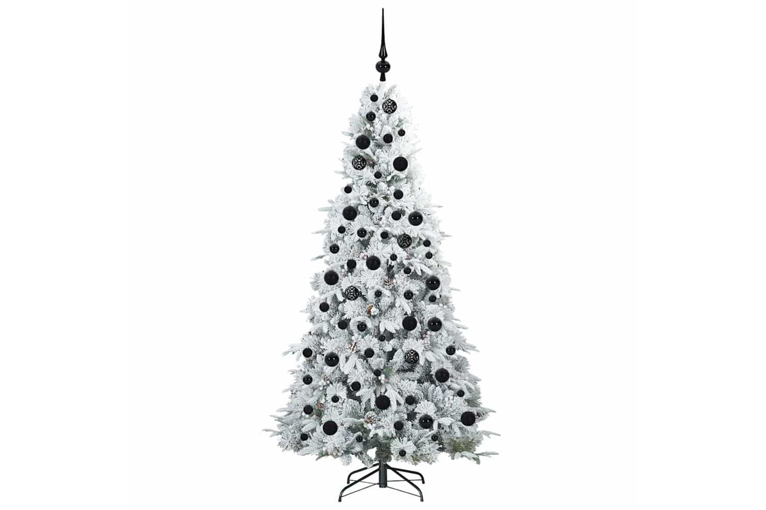 Vidaxl Artificial Hinged Christmas Tree Green 180 Cm Pe And Pvc-4