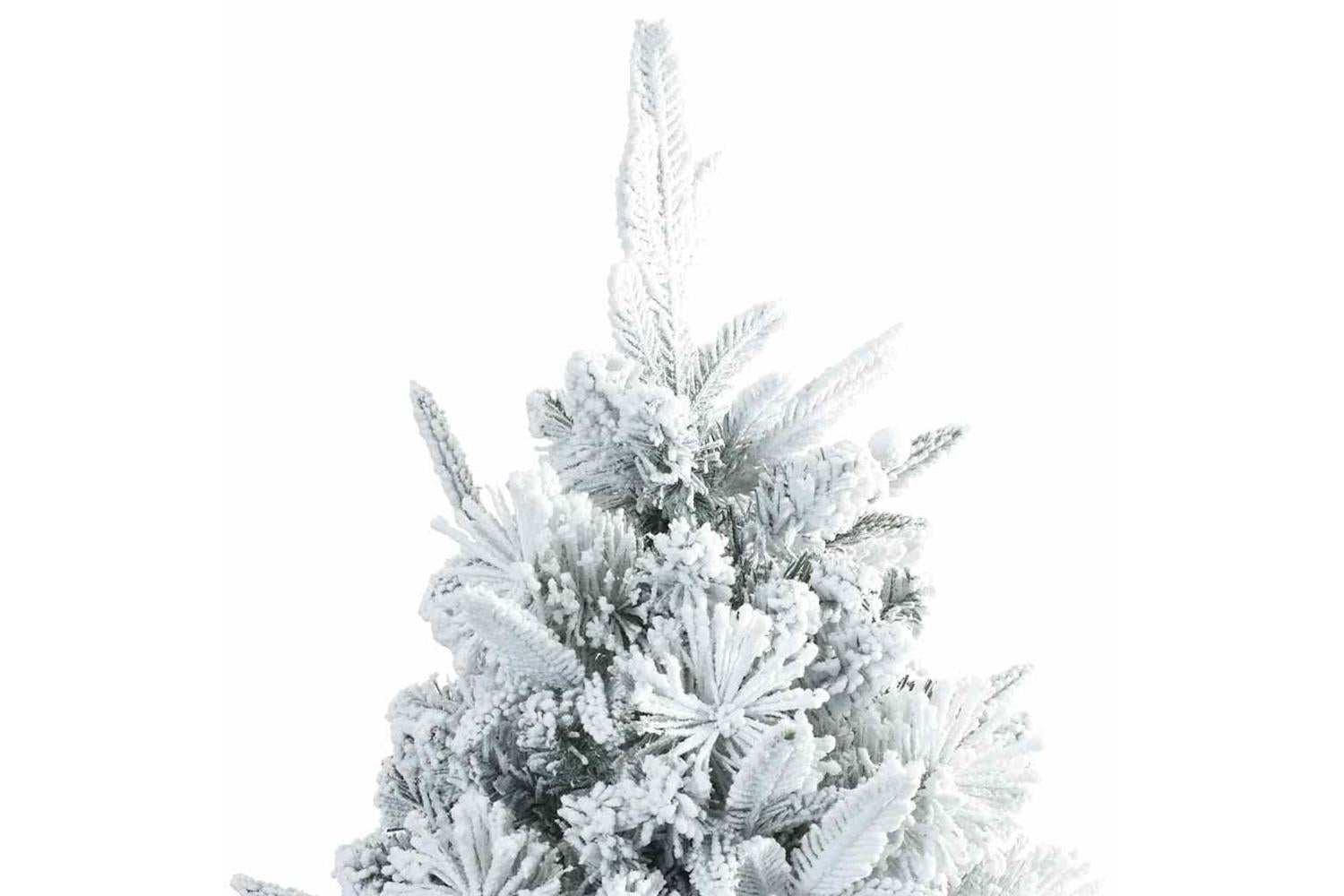 Vidaxl Artificial Hinged Christmas Tree Green 210 Cm Pe And Pvc-10