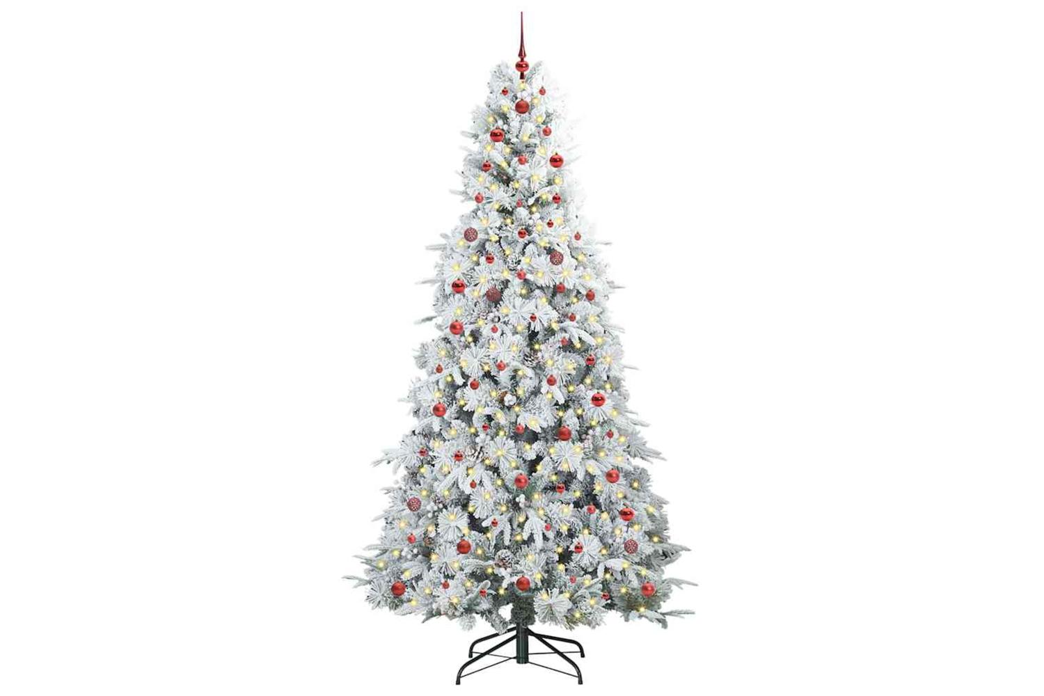 Vidaxl Artificial Hinged Christmas Tree Green 240 Cm Pe And Pvc-3