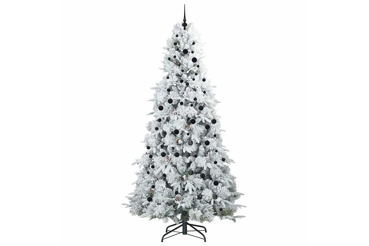 Vidaxl Artificial Hinged Christmas Tree Green 240 Cm Pe And Pvc-4