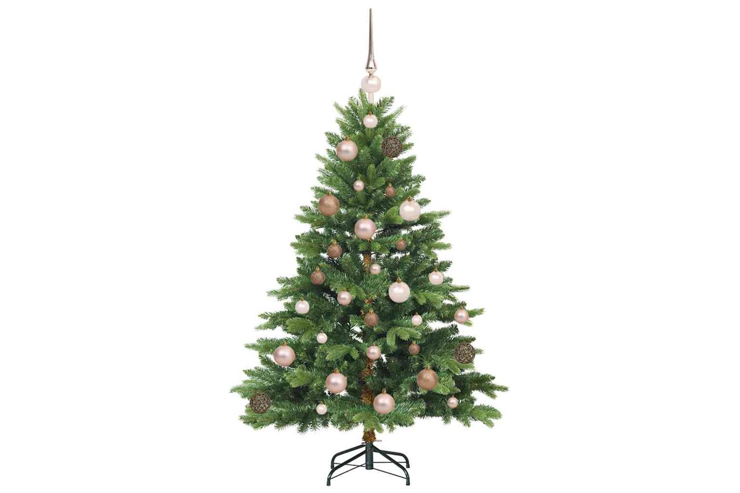 Vidaxl Artificial Christmas Tree With 150 Leds Green 120 Cm Pe And Pvc-4