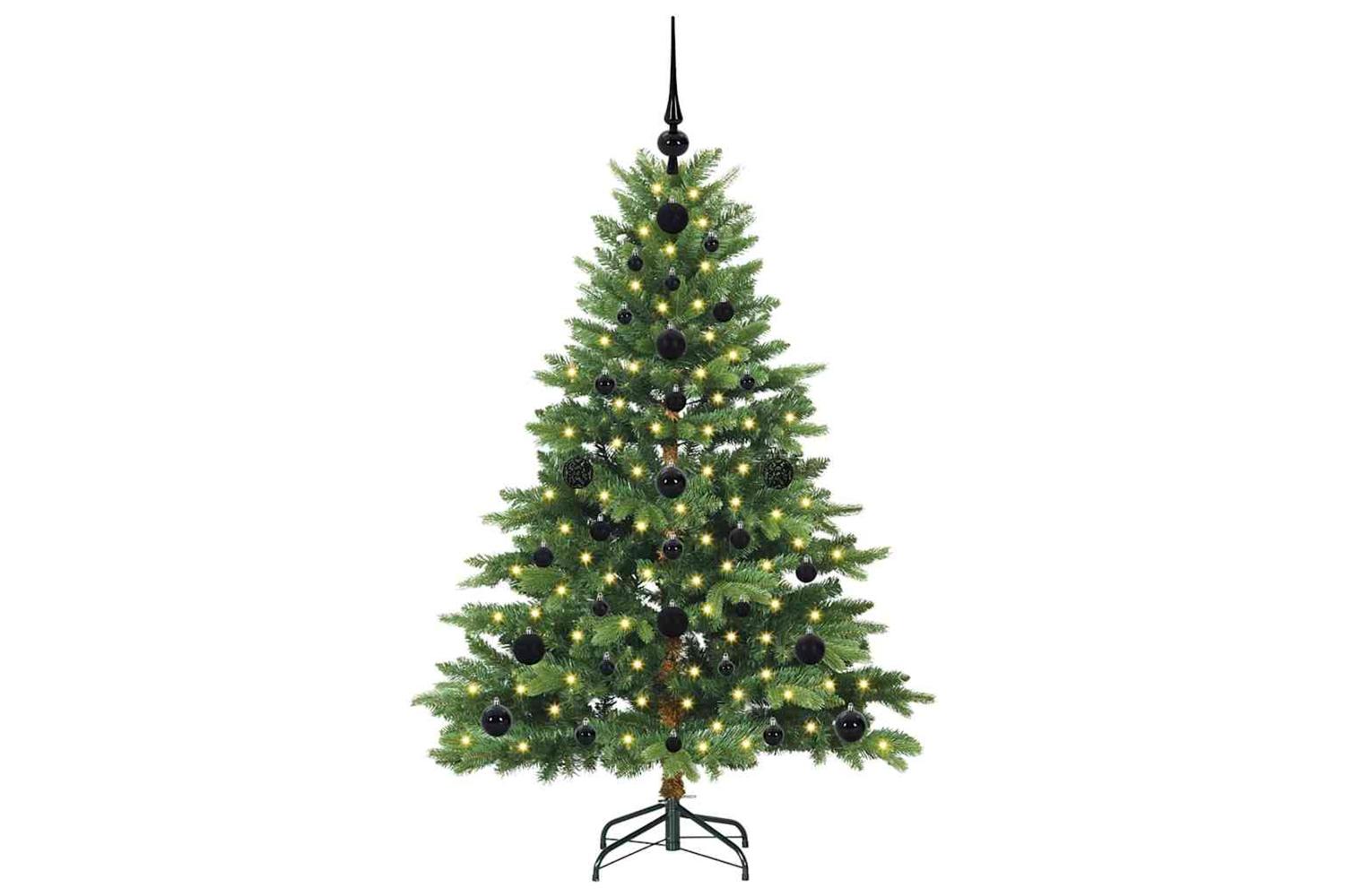 Vidaxl Artificial Christmas Tree With 150 Leds Green 120 Cm Pe And Pvc-3