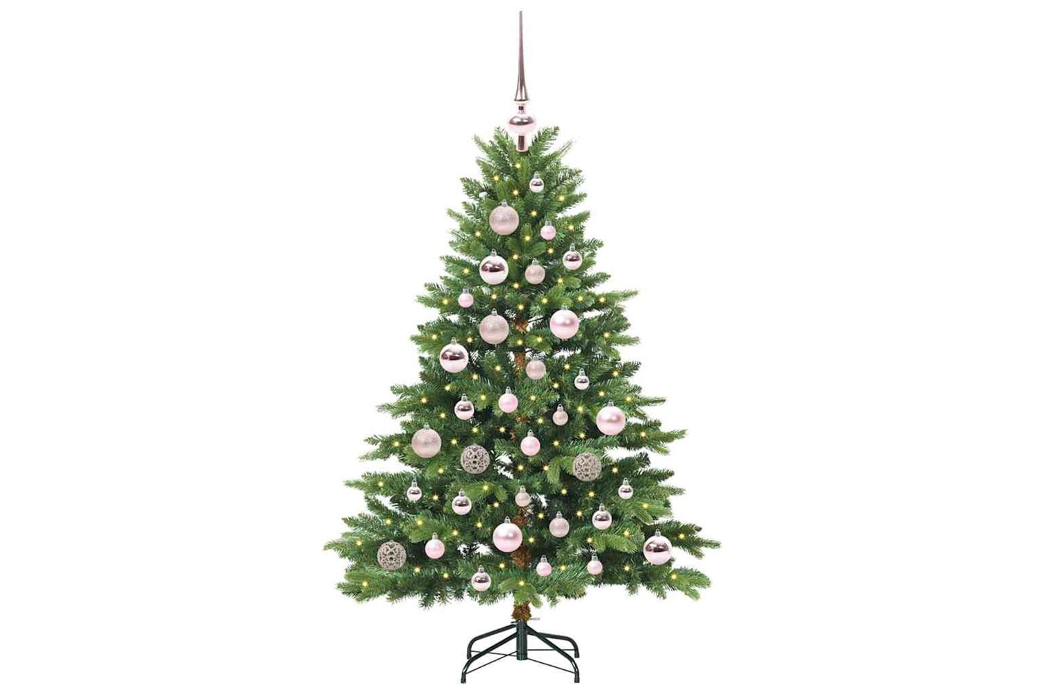 Vidaxl Artificial Christmas Tree With 150 Leds Green 120 Cm Pe And Pvc-3