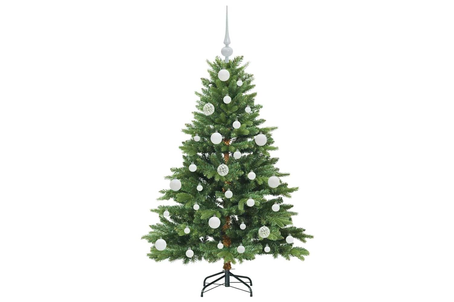 Vidaxl Artificial Christmas Tree With 150 Leds Green 120 Cm Pe And Pvc-4