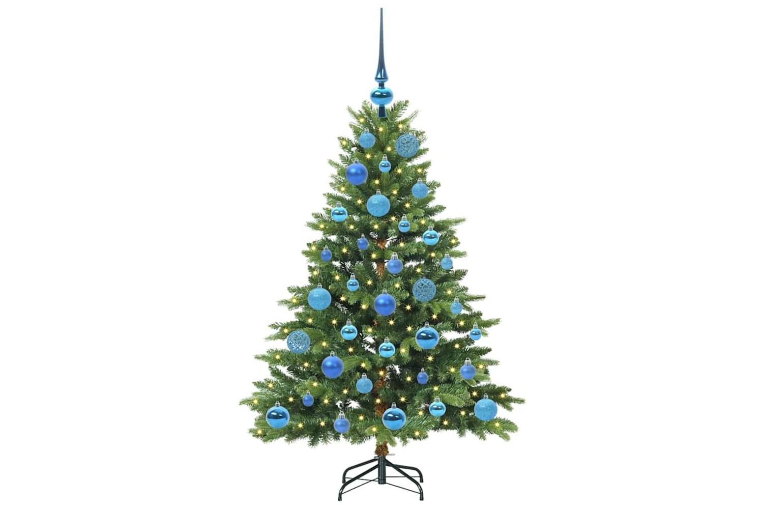 Vidaxl Artificial Christmas Tree With 150 Leds Green 120 Cm Pe And Pvc-3