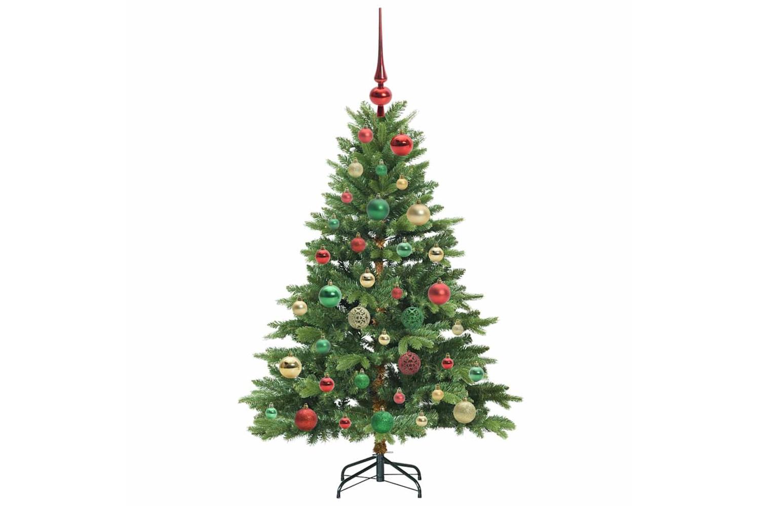 Vidaxl Artificial Christmas Tree With 150 Leds Green 120 Cm Pe And Pvc-6