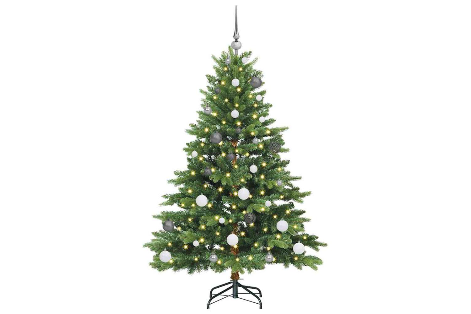 Vidaxl Artificial Christmas Tree With 150 Leds Green 150 Cm Pe And Pvc-3