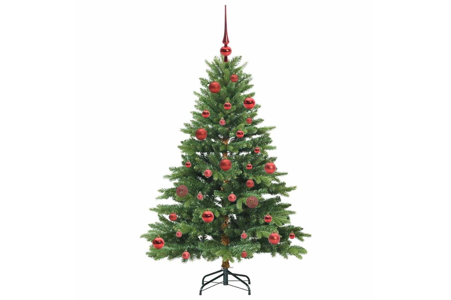 Vidaxl Artificial Christmas Tree With 150 Leds Green 150 Cm Pe And Pvc-4