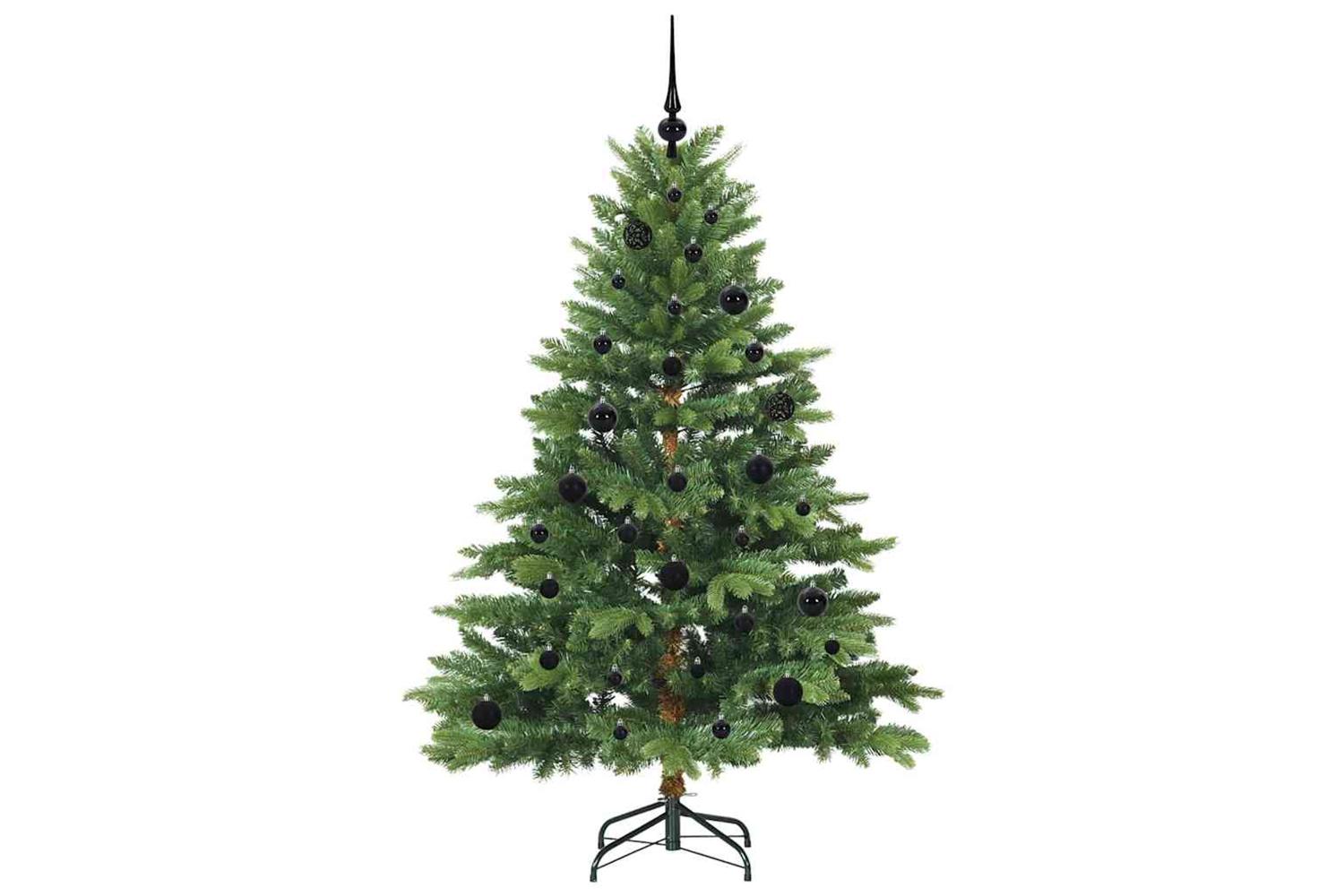 Vidaxl Artificial Christmas Tree With 150 Leds Green 150 Cm Pe And Pvc-4