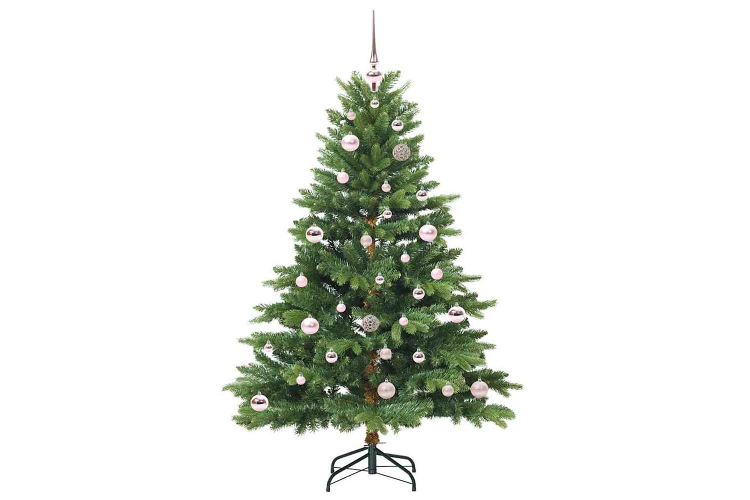 Vidaxl Artificial Christmas Tree With 150 Leds Green 150 Cm Pe And Pvc-3