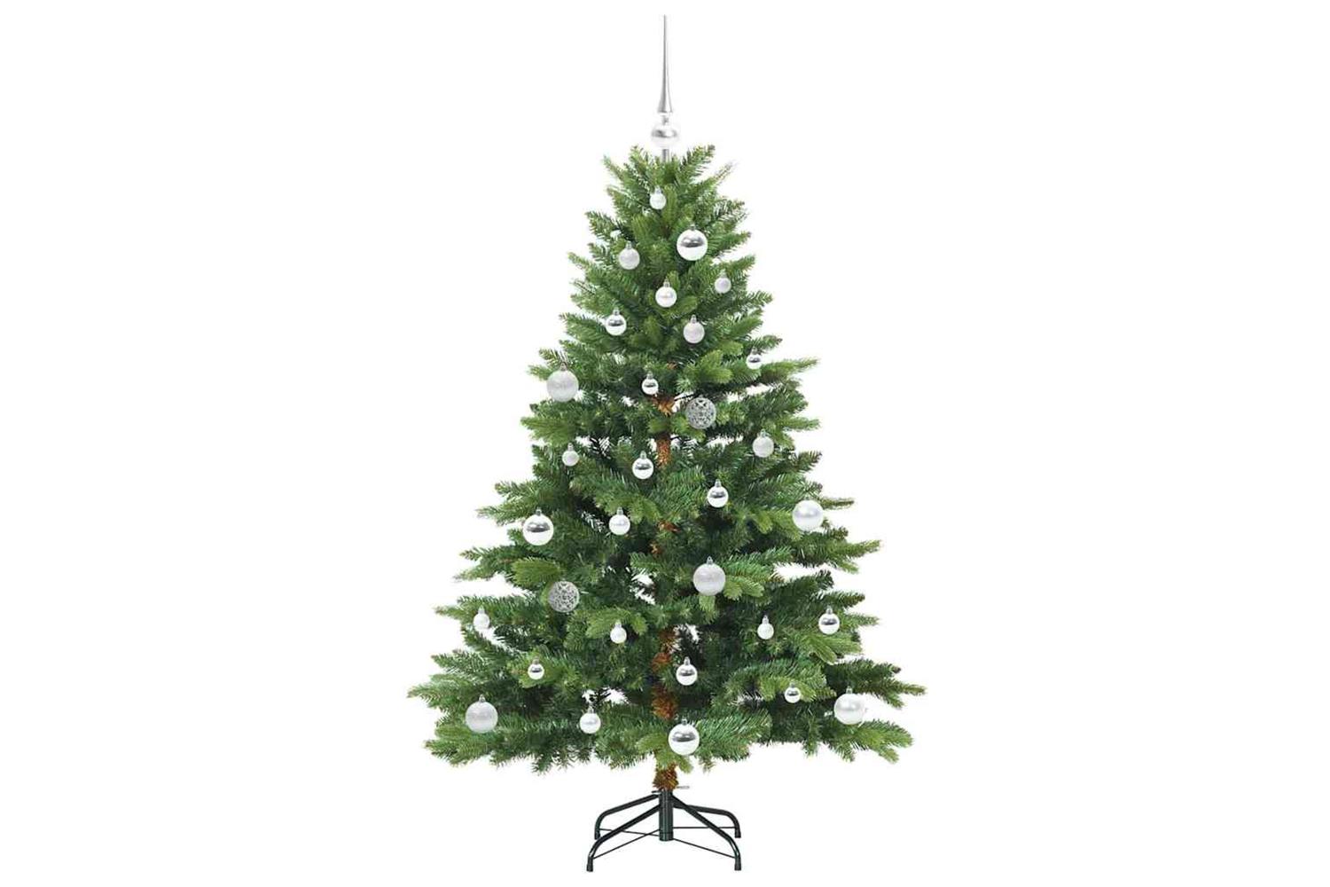 Vidaxl Artificial Christmas Tree With 150 Leds Green 150 Cm Pe And Pvc-4