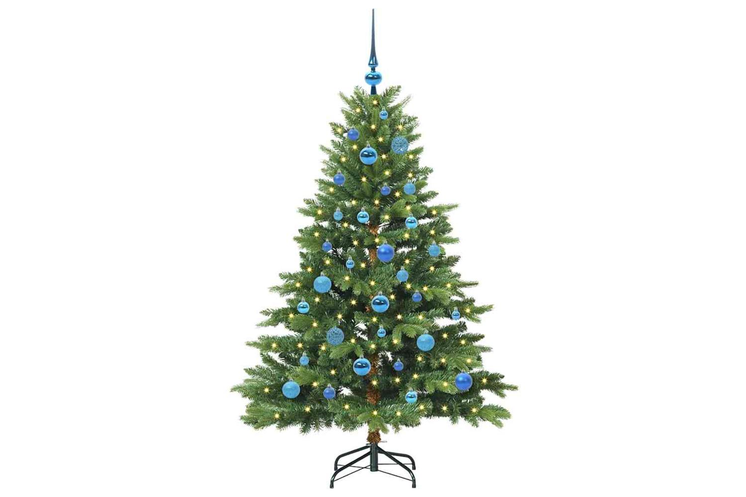 Vidaxl Artificial Christmas Tree With 150 Leds Green 150 Cm Pe And Pvc-3