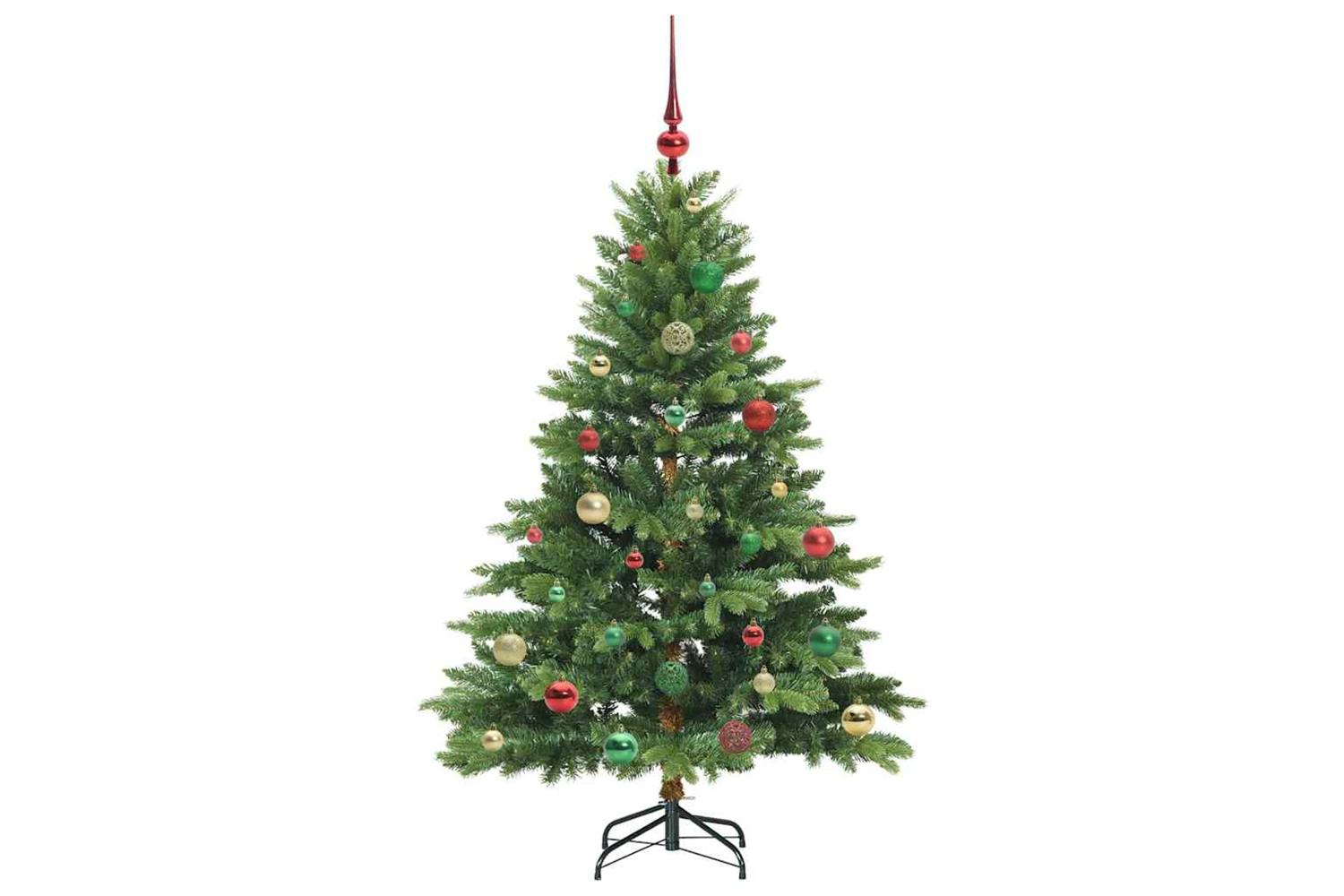 Vidaxl Artificial Christmas Tree With 150 Leds Green 150 Cm Pe And Pvc-6