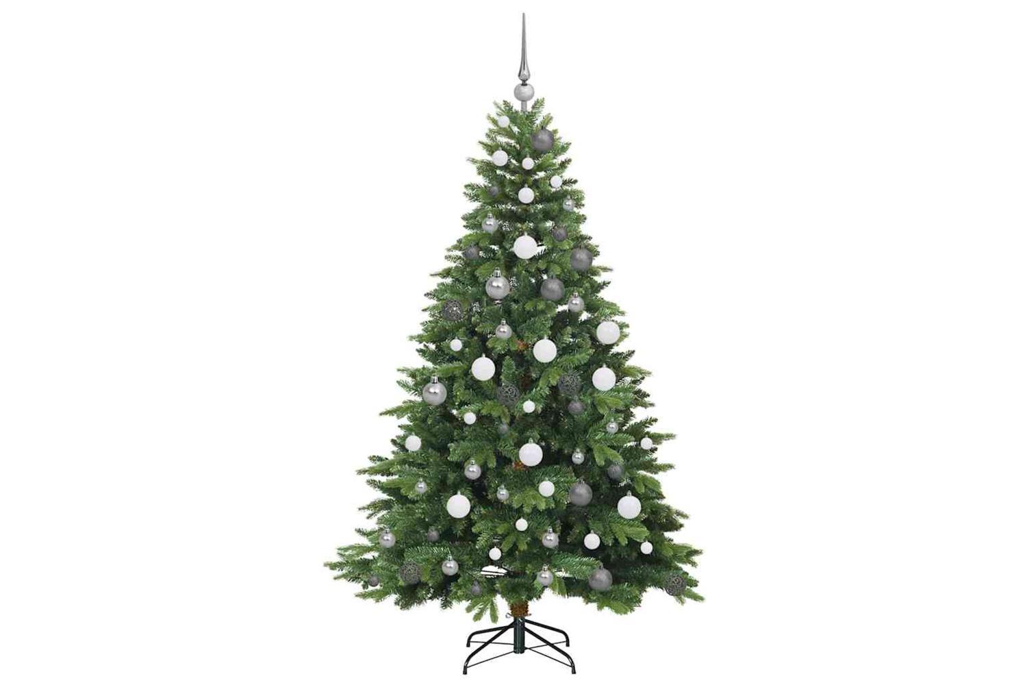 Vidaxl Artificial Christmas Tree With 300 Leds Green 180 Cm Pe And Pvc-4