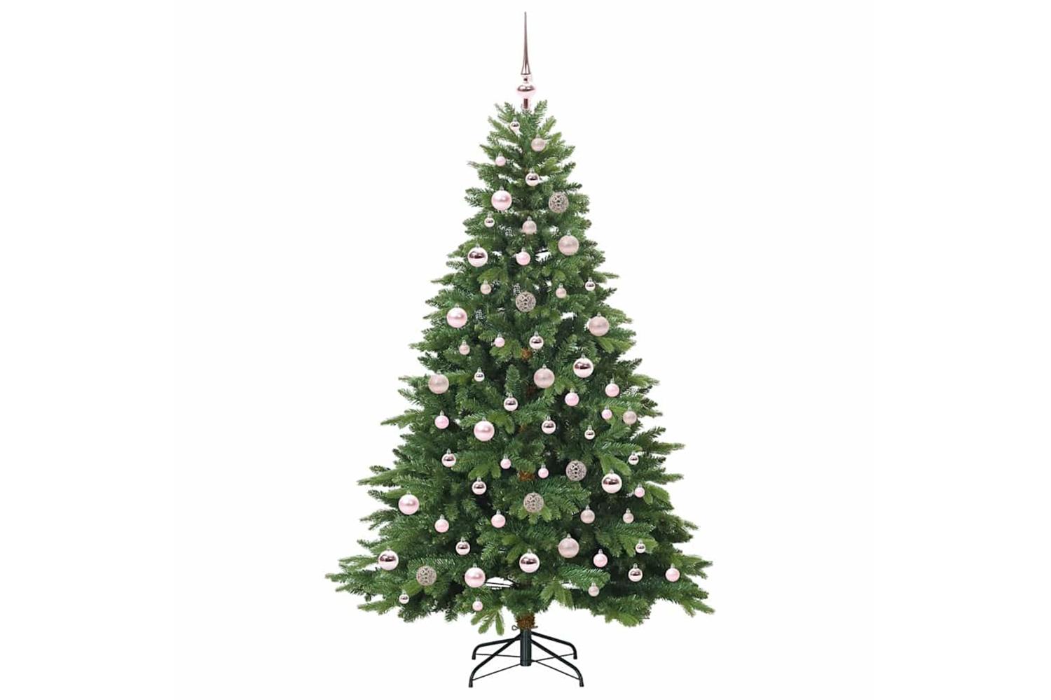 Vidaxl Artificial Christmas Tree With 300 Leds Green 180 Cm Pe And Pvc-4