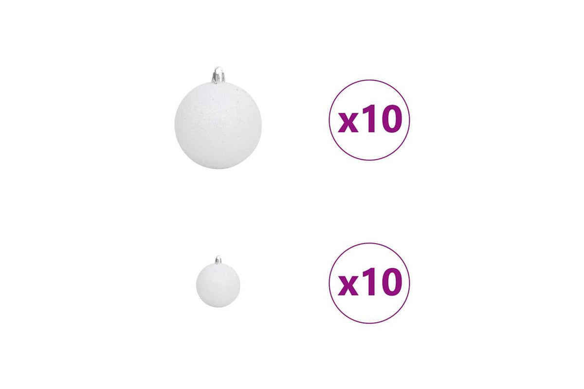 Vidaxl Artificial Christmas Tree With 300 Leds Green 210 Cm Pe And Pvc-10
