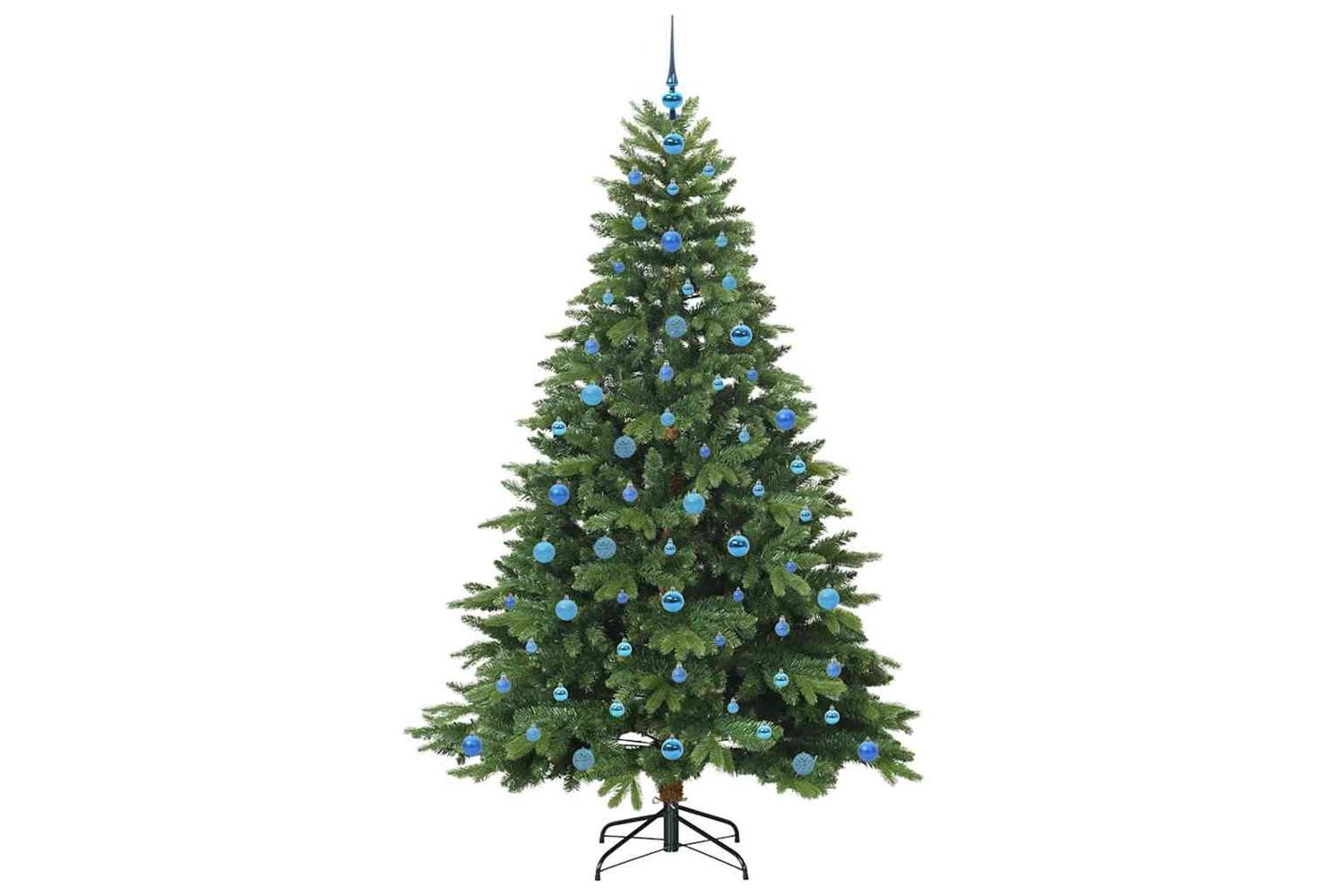 Vidaxl Artificial Christmas Tree With 300 Leds Green 210 Cm Pe And Pvc-4