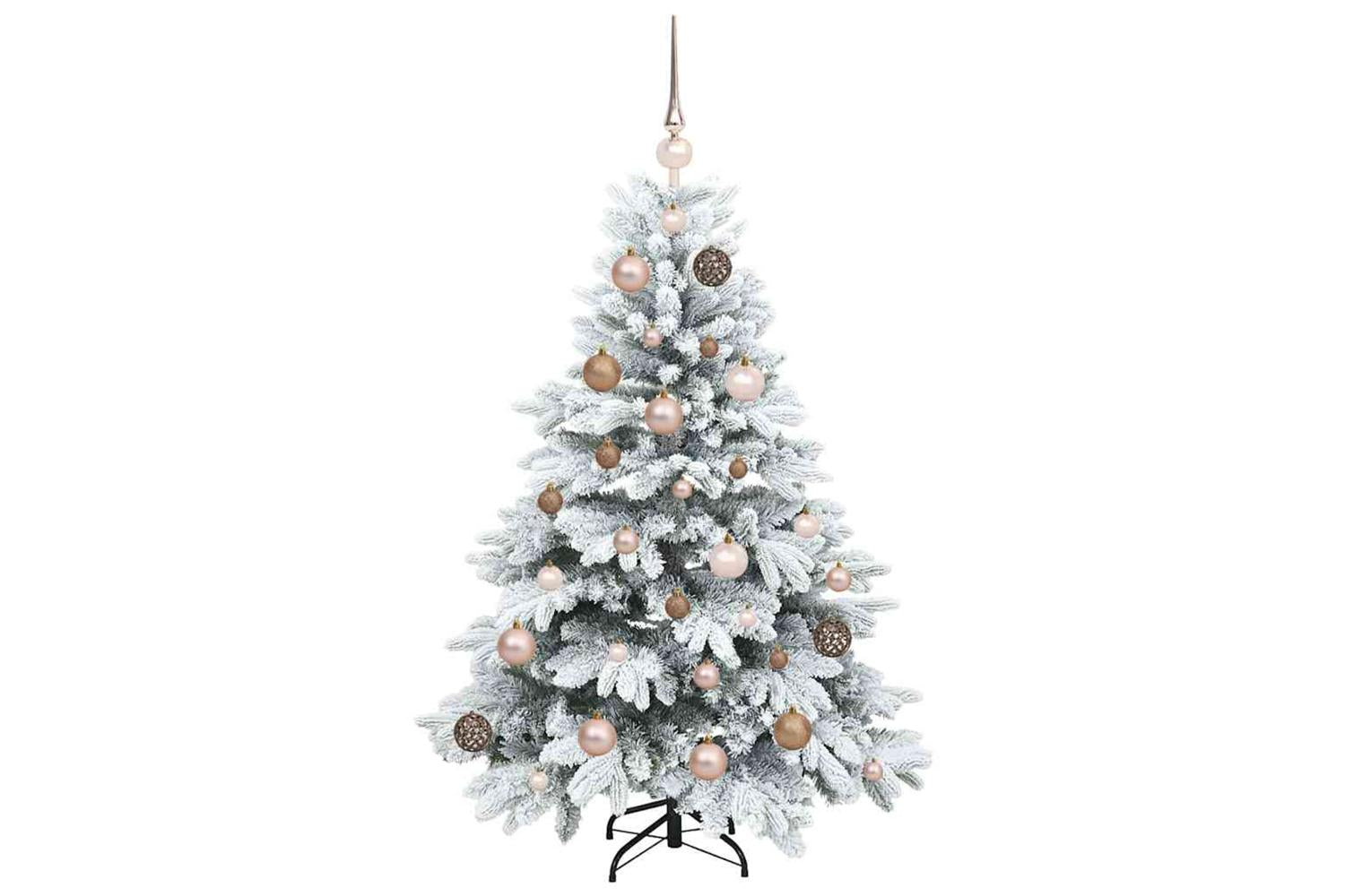 Vidaxl Artificial Christmas Tree With 150 Leds Green 120 Cm Pe And Pvc-4