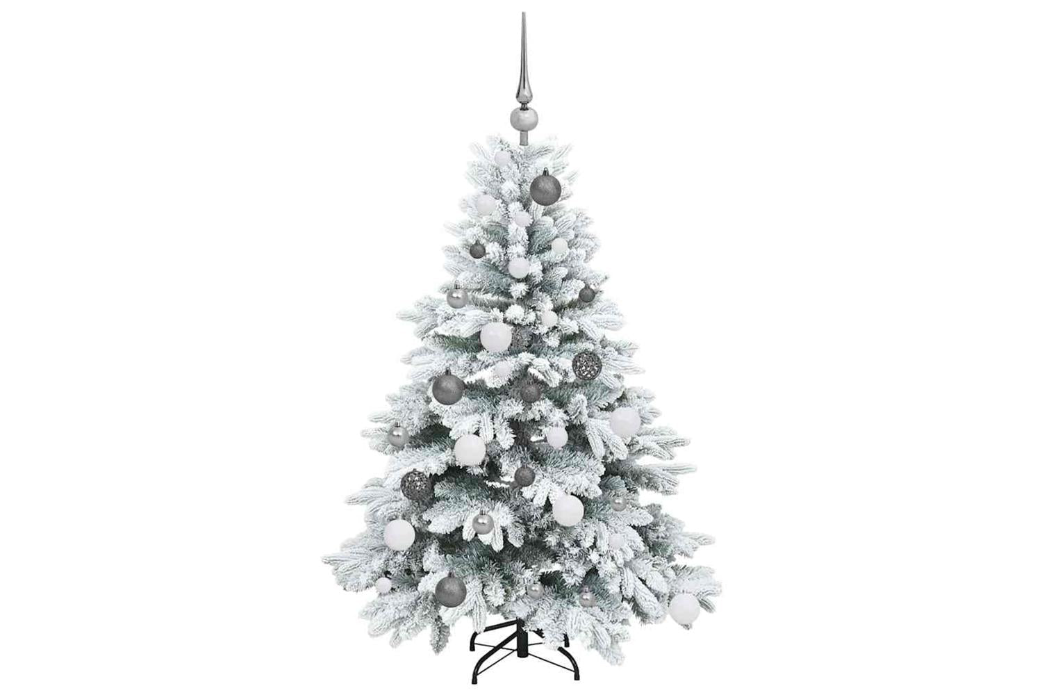 Vidaxl Artificial Christmas Tree With 150 Leds Green 120 Cm Pe And Pvc-4